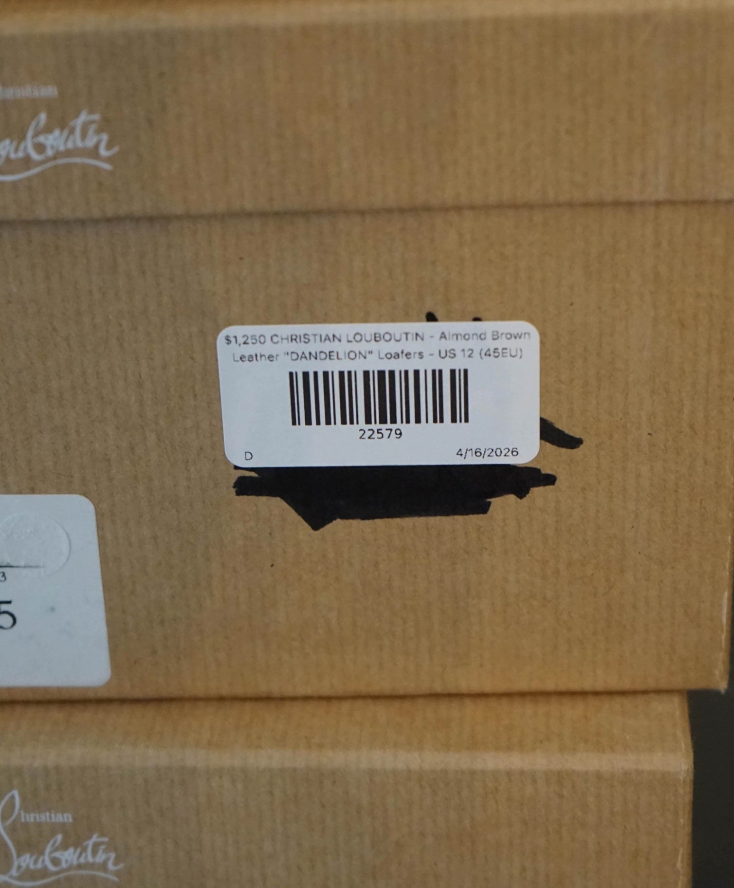 $1,250 LOUBOUTIN - Almond Brown "DANDELION" Loafers - US 12 (45EU)