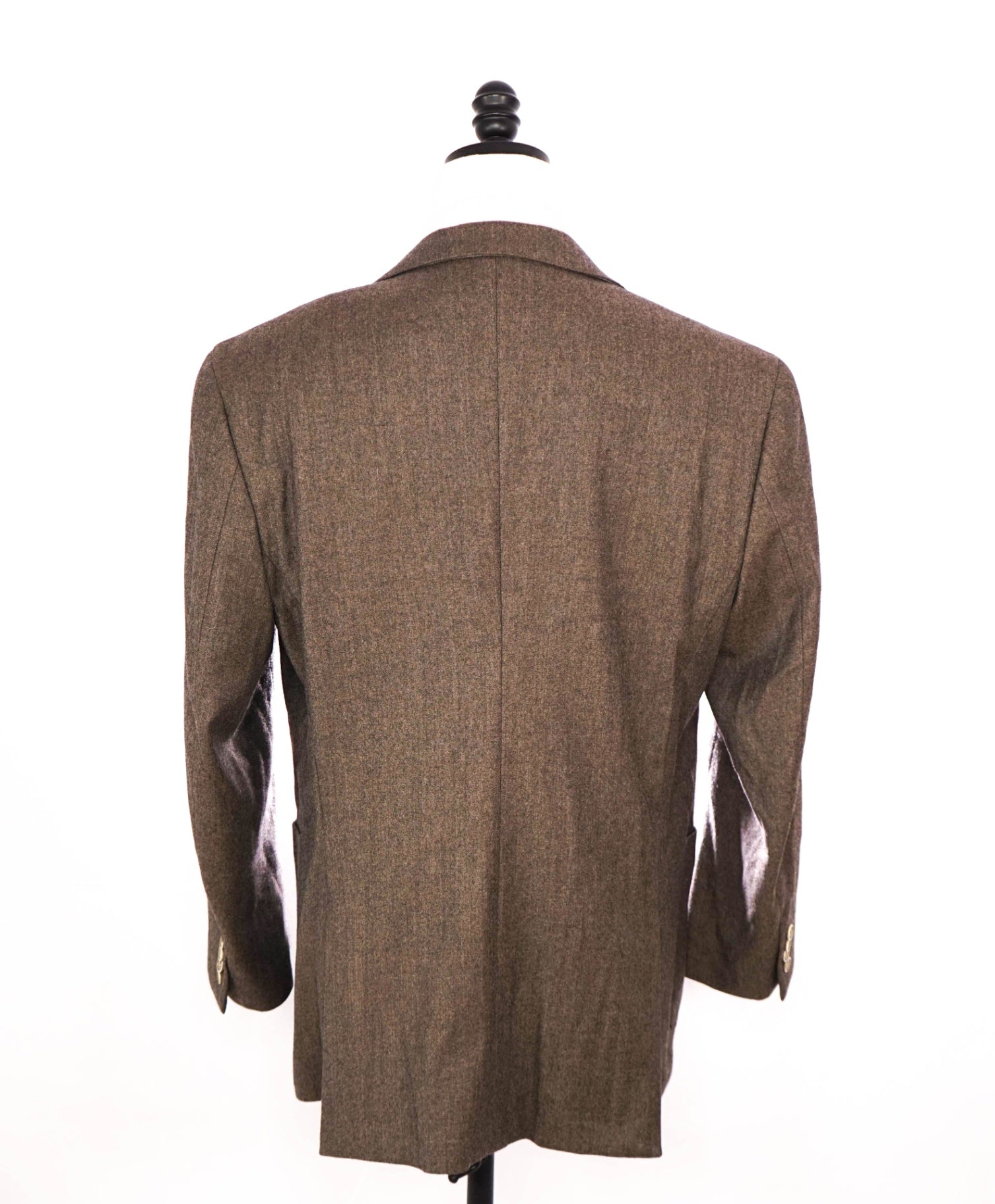 $995 SAKS FIFTH AVENUE -  Brown/Gray Wool Blazer - 42R