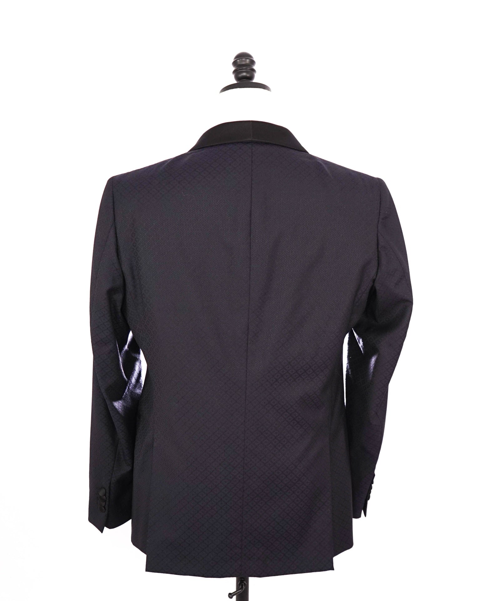 $1,295 SAKS 5TH AVE - Navy Wool/Silk Shawl Lapel Dinner Jacket - 42R