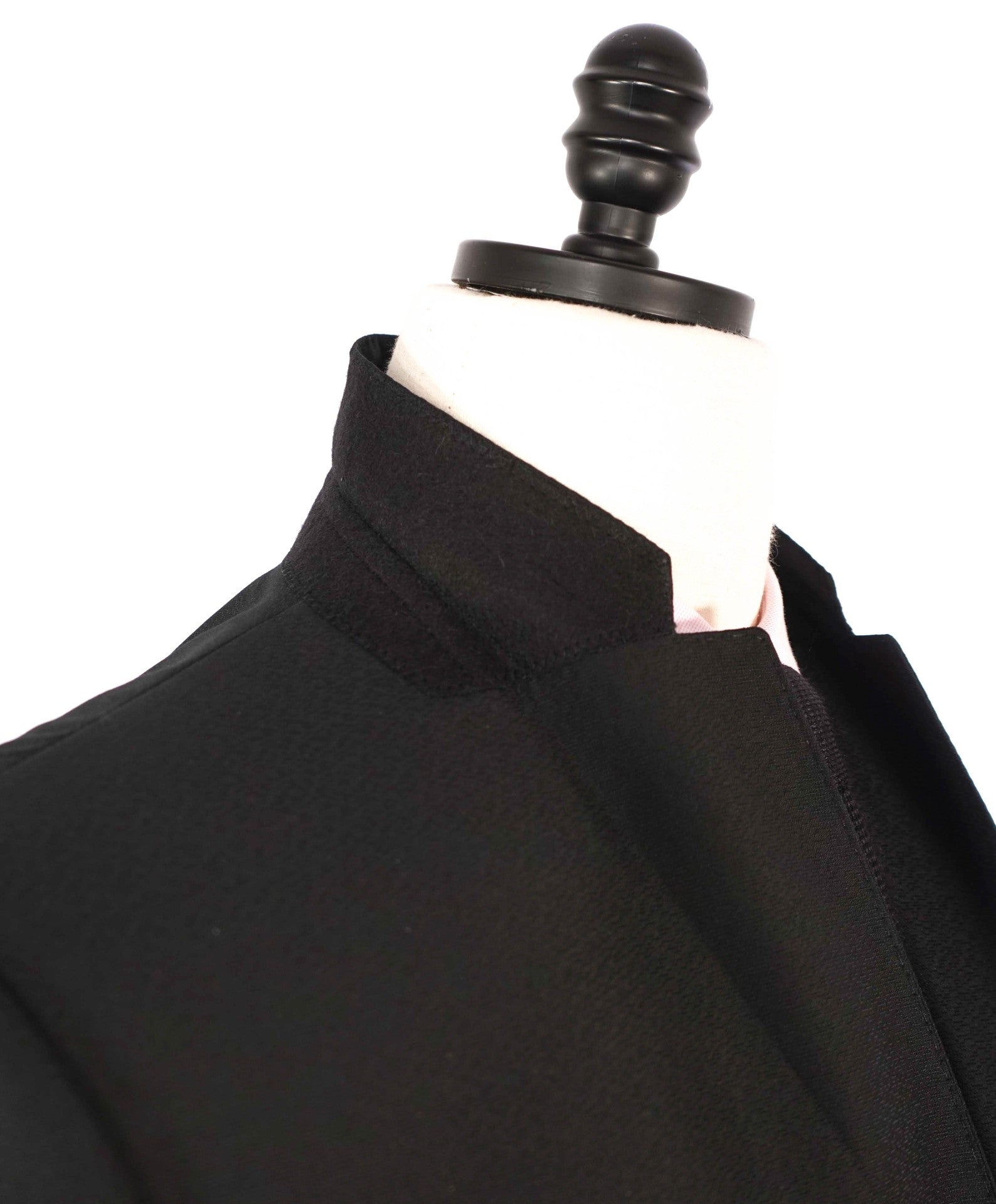 $2,495 EMPORIO ARMANI - Textured Black 3-Piece Suit - 46R