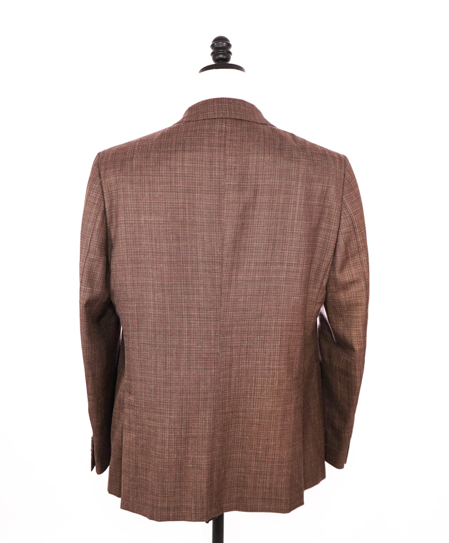 $3,750 ZEGNA - Brown Wool/Silk/Linen Blazer - 46R