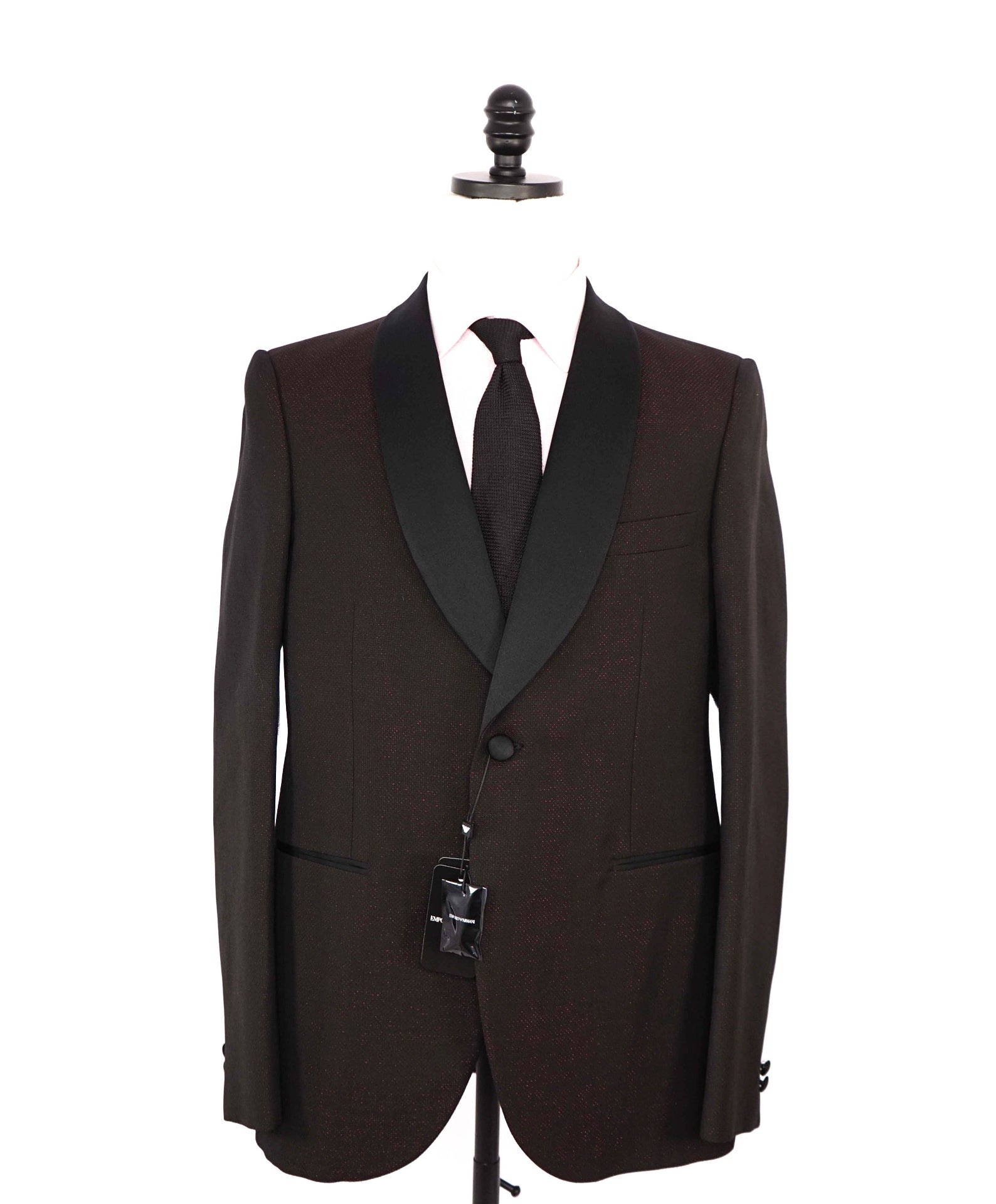 $2,295 EMPORIO ARMANI - "SAVILE LINE" Shawl Dinner Jacket - 42R