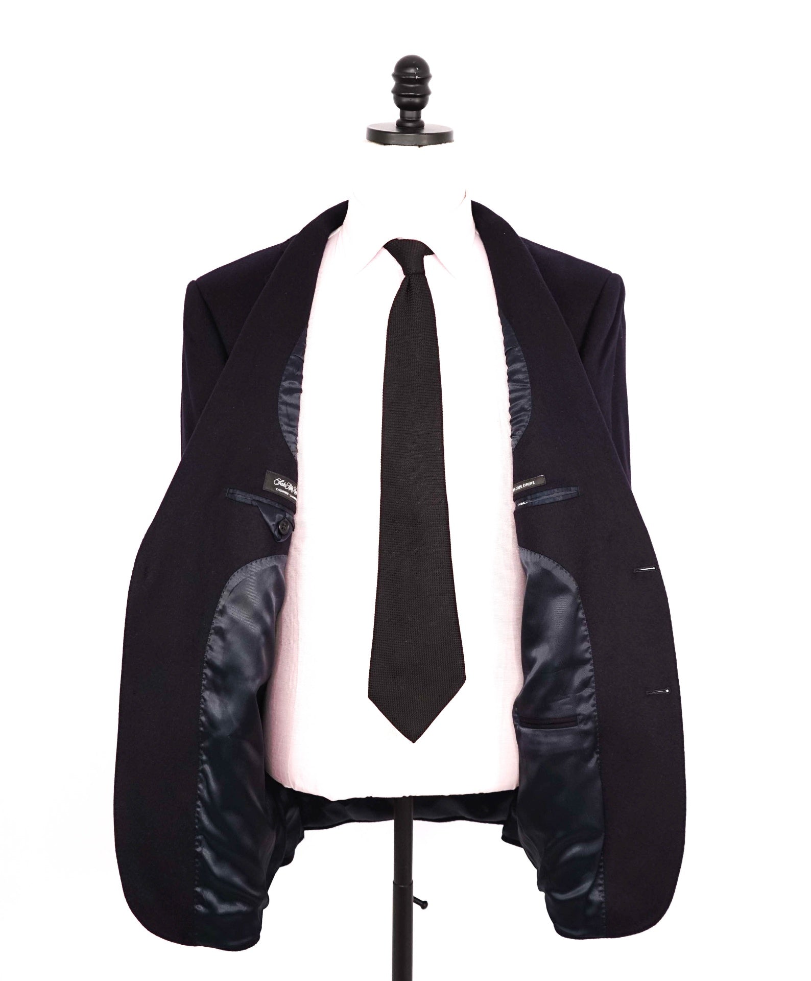 $1,295 SAKS FIFTH AVENUE - Navy 100% Pure Cashmere Blazer - 44R