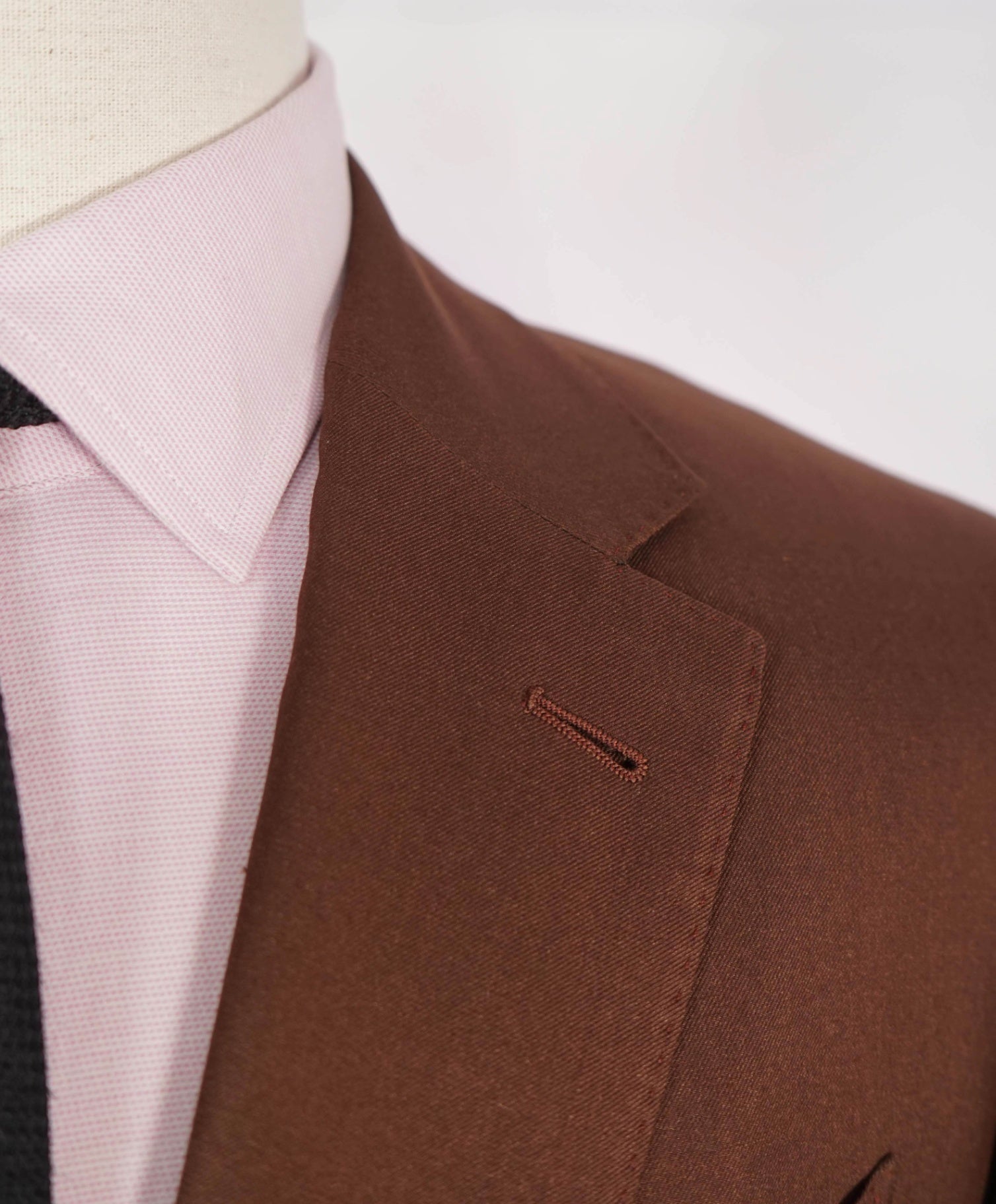 $3,650 ZEGNA - Solid Brown 90% Cashmere/Silk Blazer - 44R