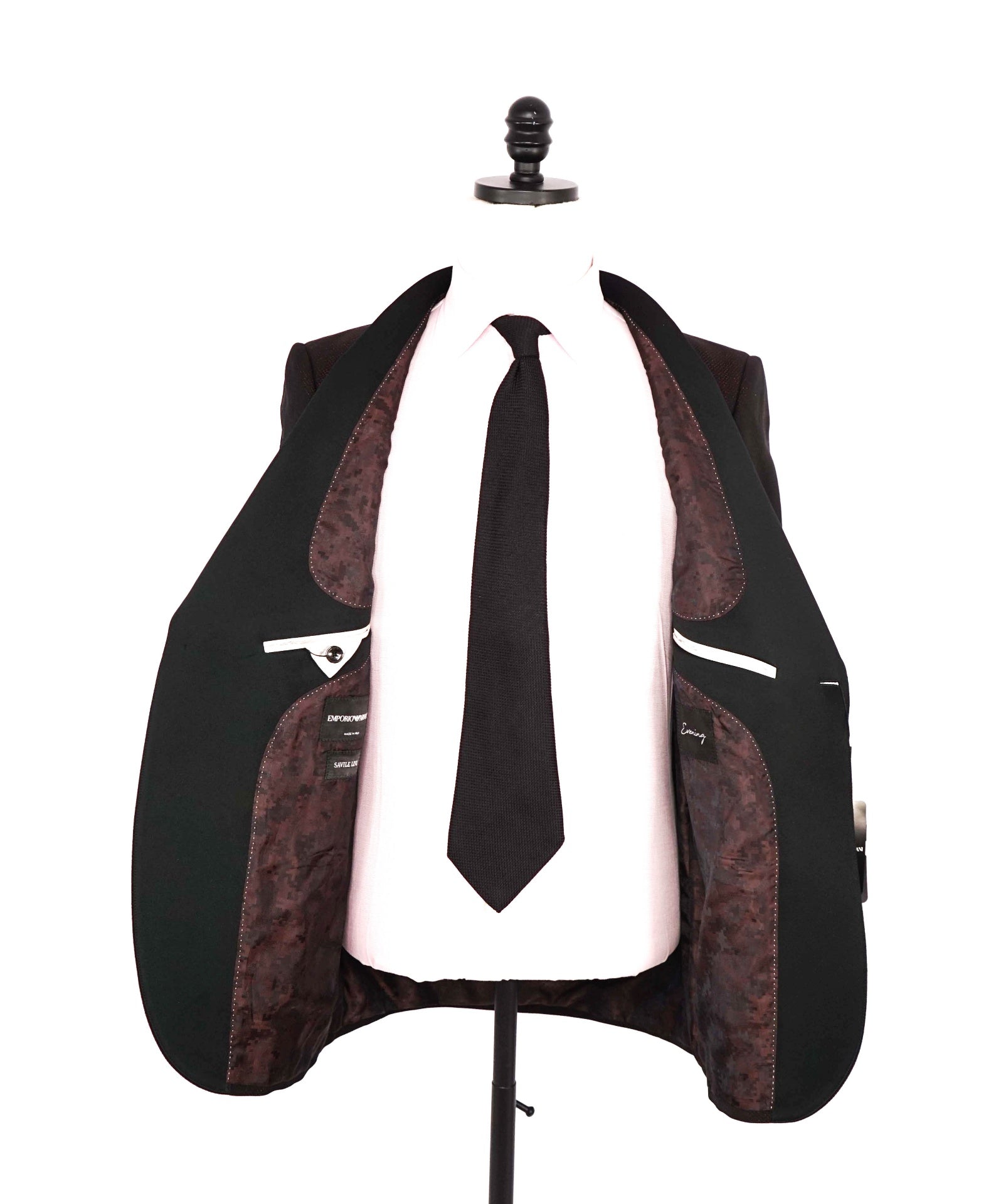 $2,295 EMPORIO ARMANI - "SAVILE LINE" Shawl Dinner Jacket - 42R