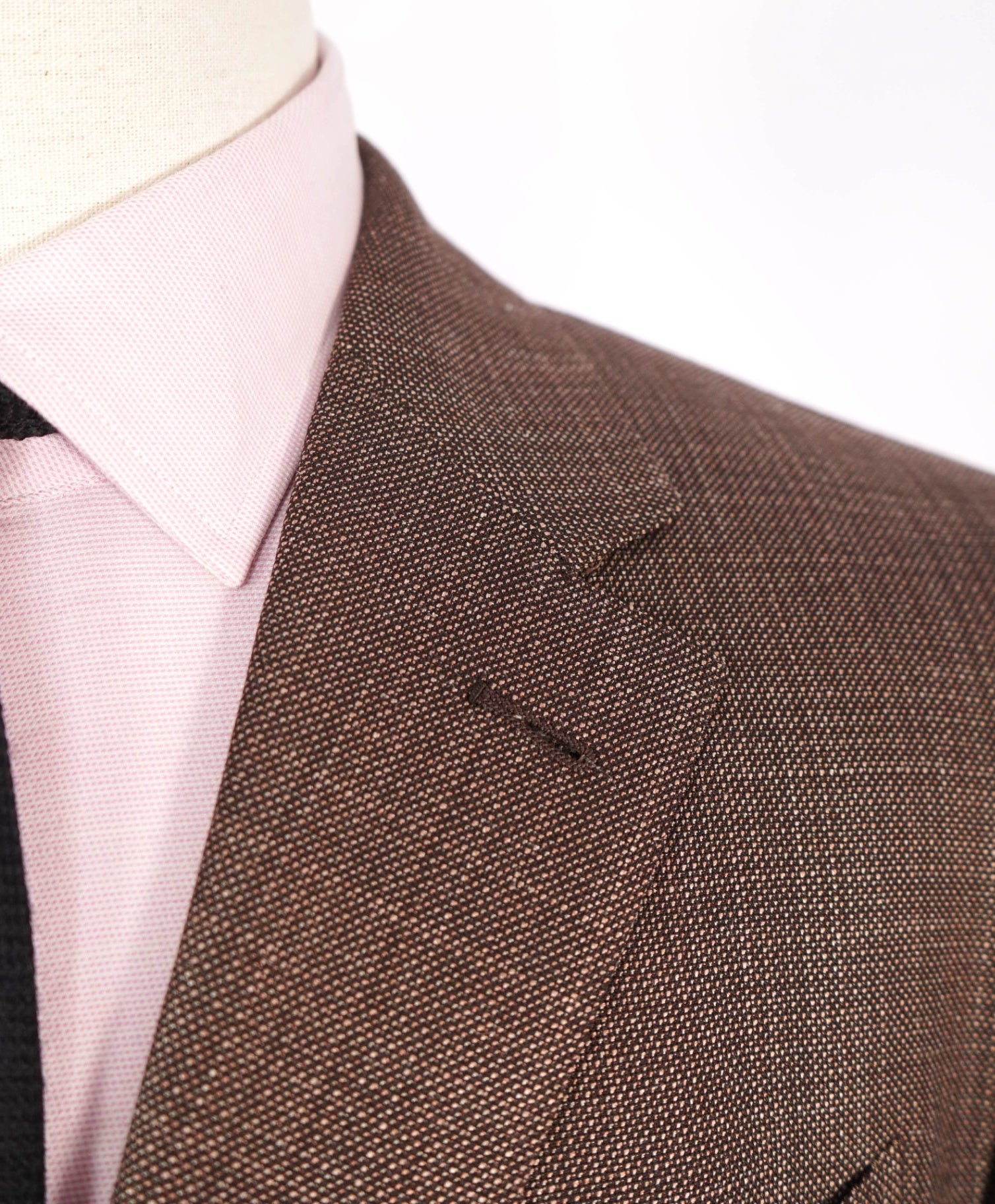 $3,750 ZEGNA - Brown Wool/Silk/Linen Blazer - 46R