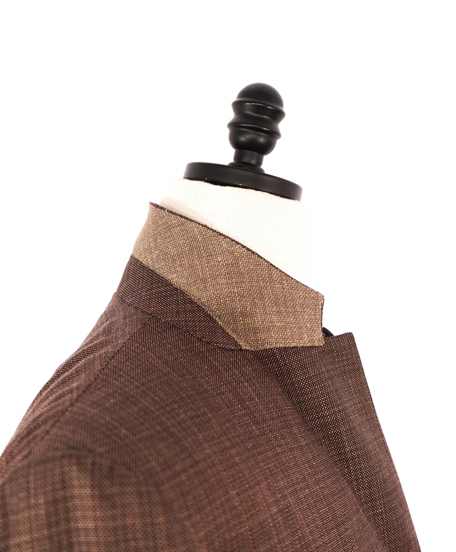 $3,750 ZEGNA - Brown Wool/Silk/Linen Blazer - 46R