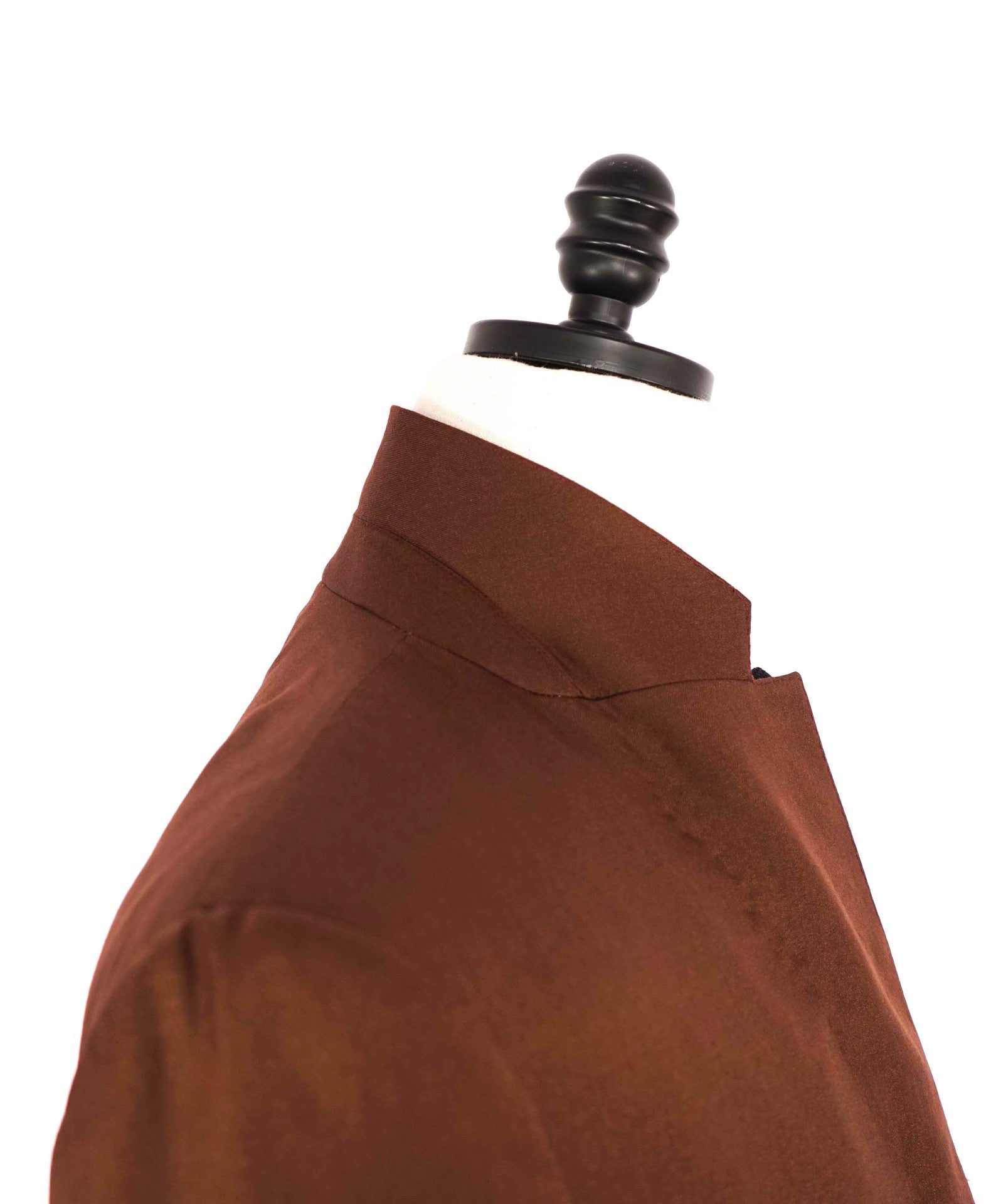 $3,650 ZEGNA - Solid Brown 90% Cashmere/Silk Blazer - 44R