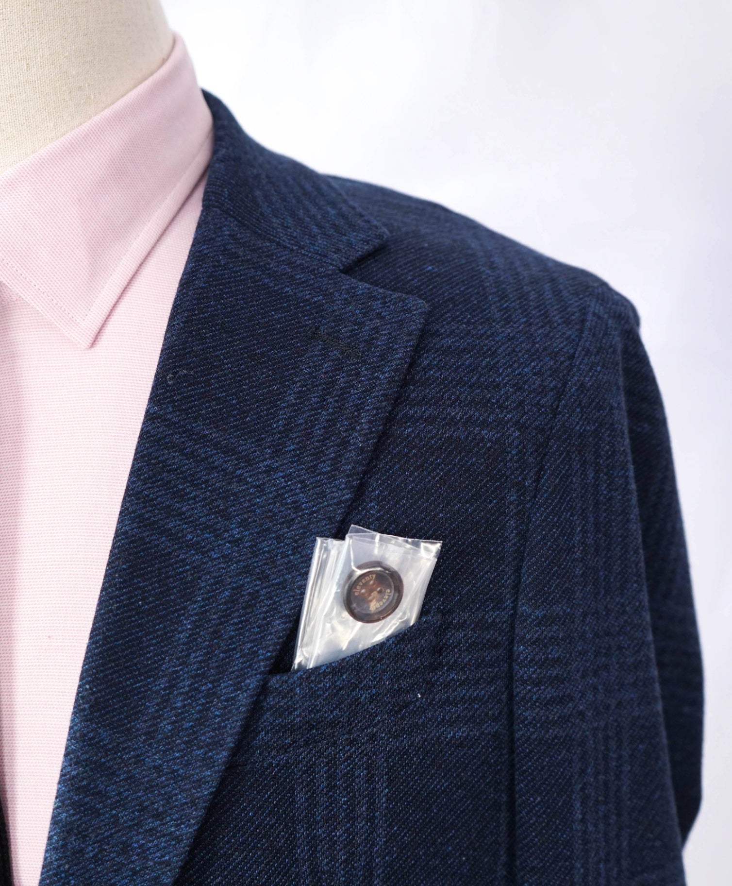 $1,095 ELEVENTY - Blue Plaid Check Cotton Blend Blazer - 42