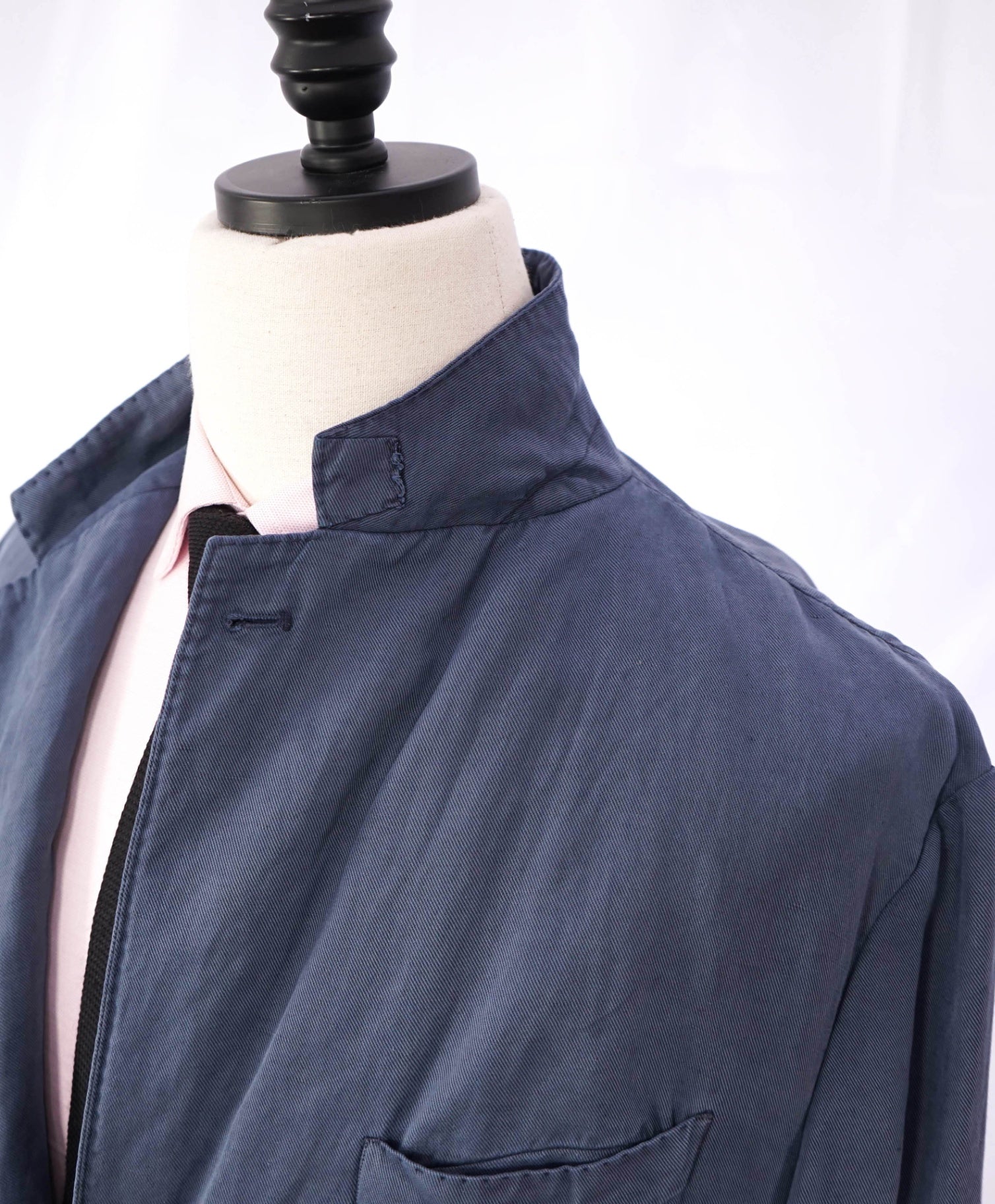 $2,295 ELEVENTY - Pastel Blue Washed Linen Blend Summer Blazer - 38