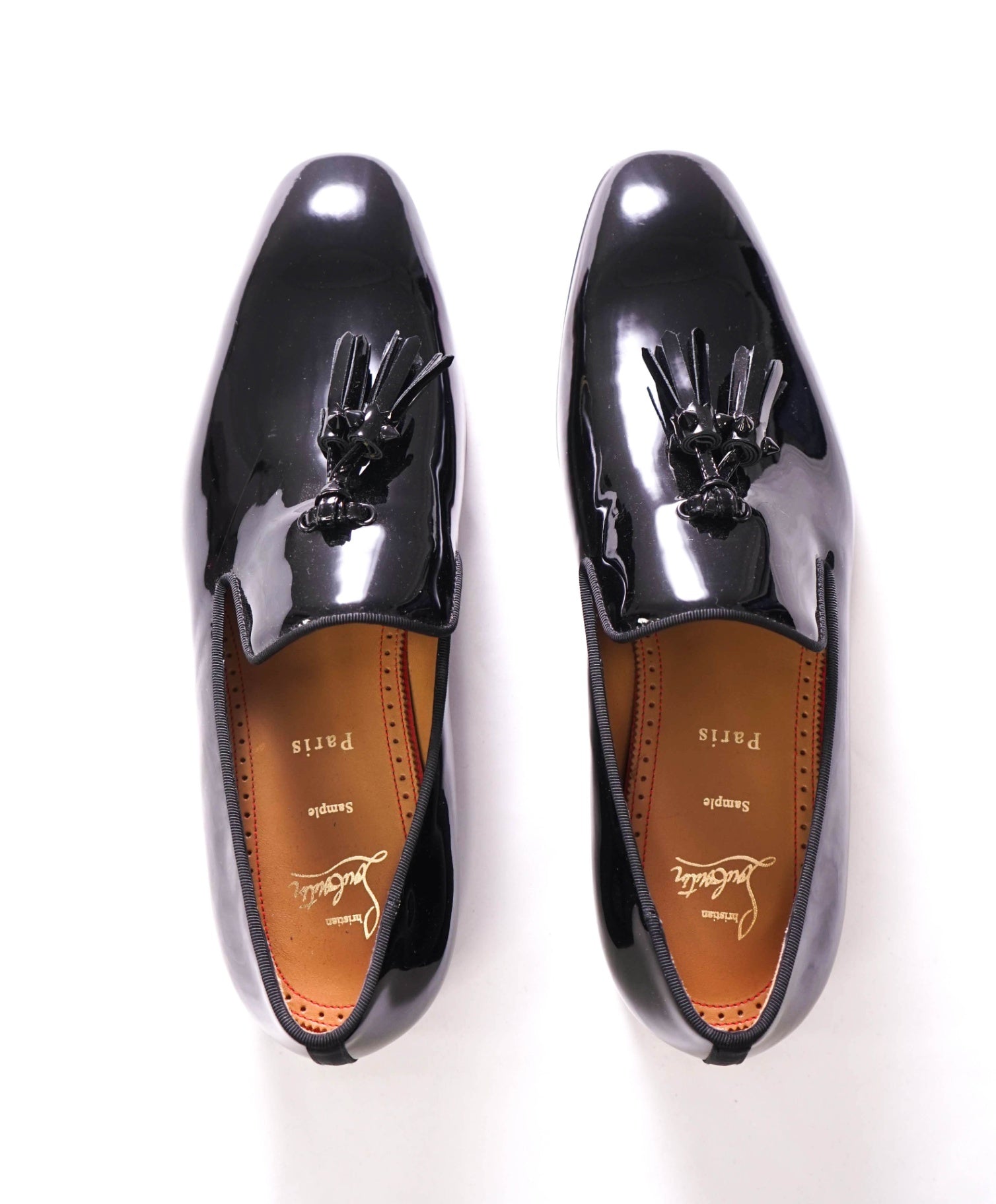 $1,050 LOUBOUTIN - *Dandelion* Spike Tassel Loafers - US 9 (42EU)