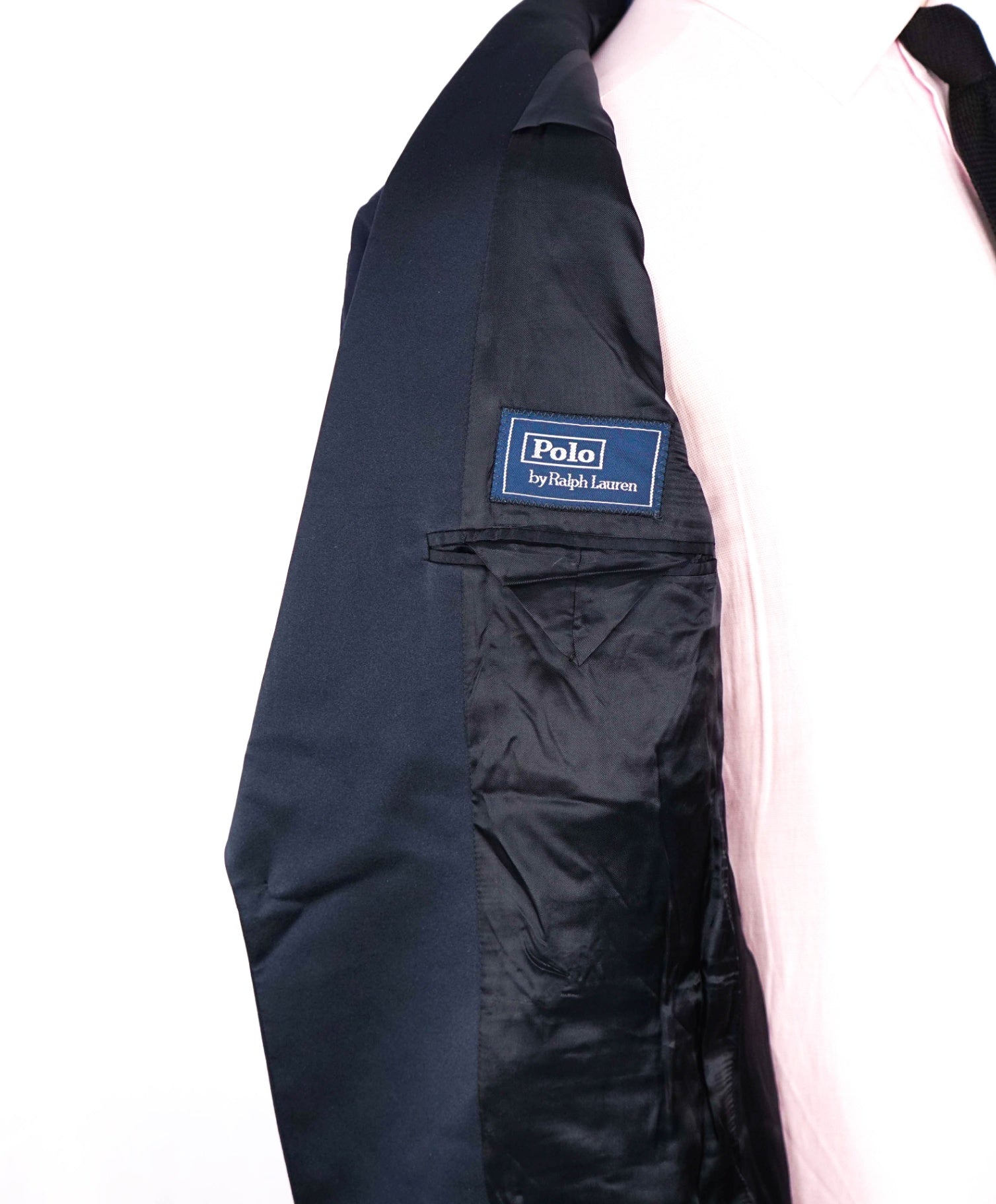 $1,295 POLO RALPH LAUREN - Navy Wool Shawl Lapel Dinner Jacket - 40R
