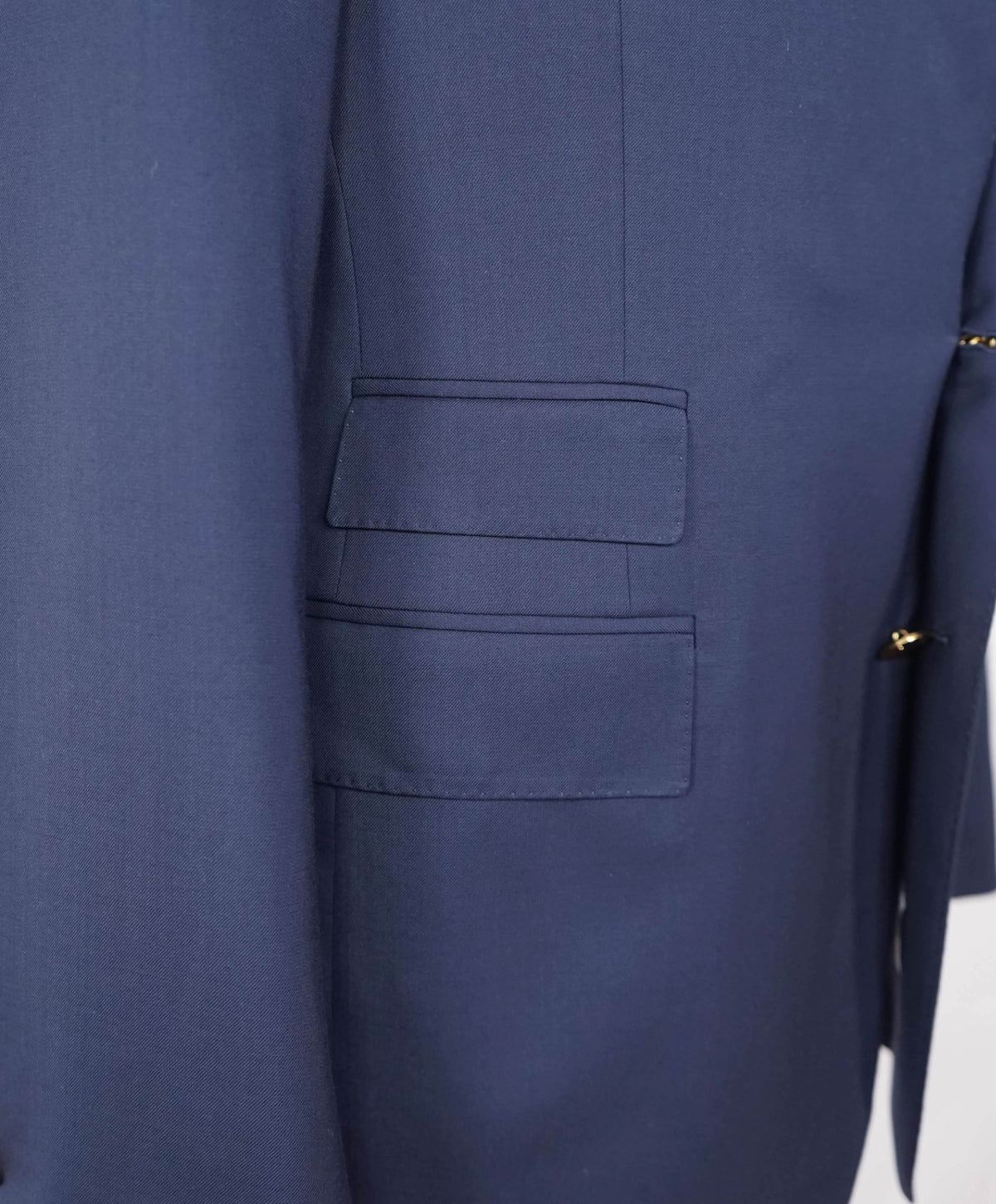 $2,495 RALPH LAUREN PURPLE LABEL - "GREGORY" Navy SERGE Blazer - 42R