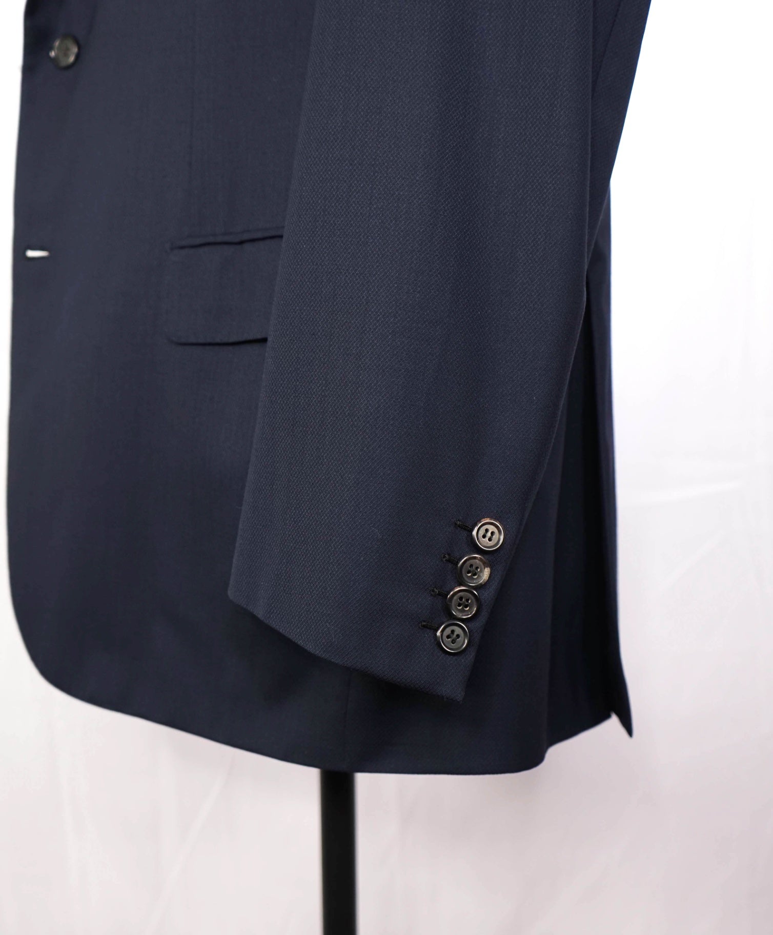 $6,700 BRIONI - Solid Navy Blue "VENTIQUATRO" Wool Suit - 46R
