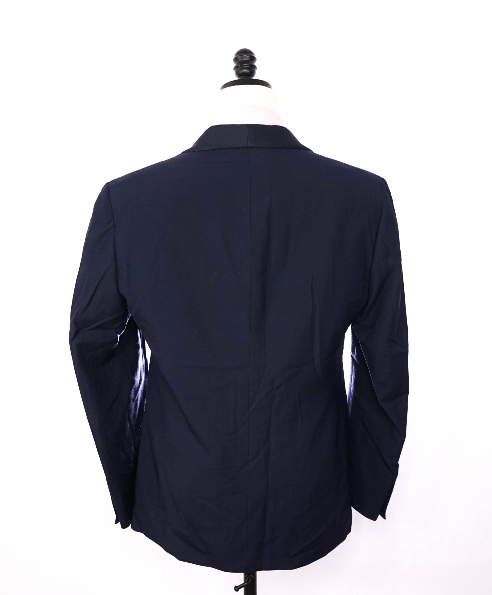 $1,295 POLO RALPH LAUREN - Navy Wool Shawl Lapel Dinner Jacket - 40R