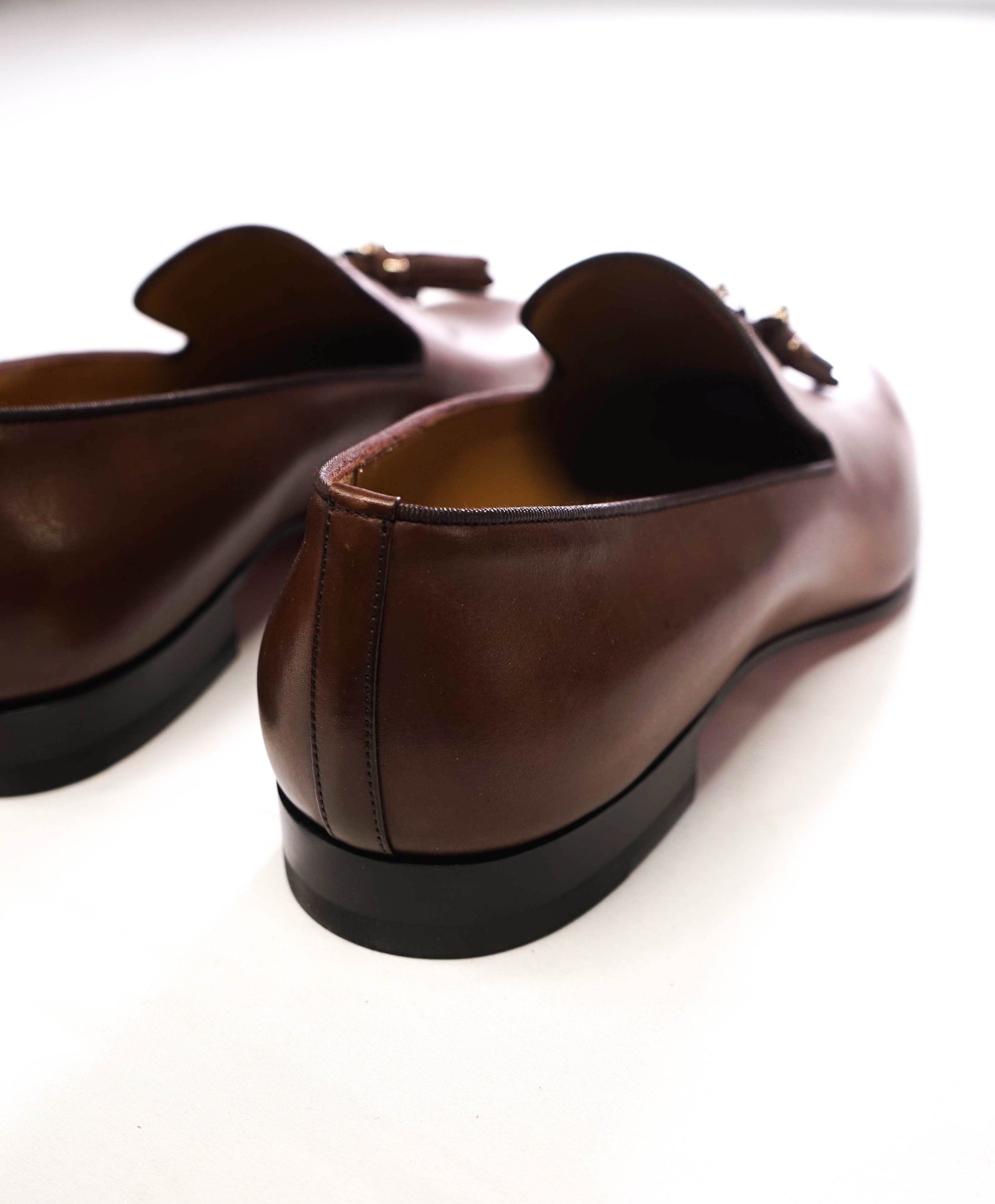 $1,050 LOUBOUTIN - Brown "DANDELION" Tassel Loafers - US 10 (43EU)