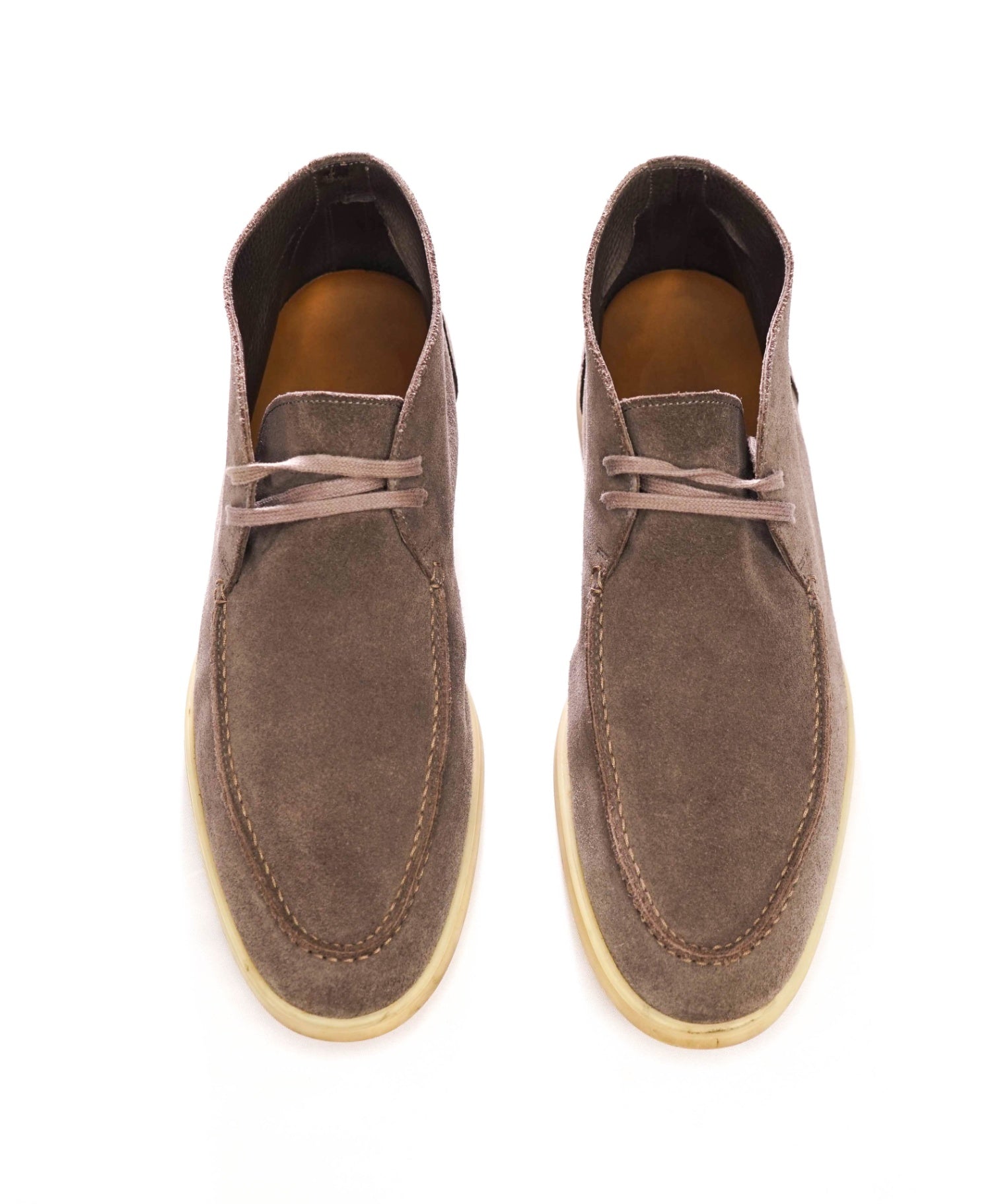 $280 SUITSUPPLY - Summer Walk Gray Suede Chukka Boots - US 11 (44EU)