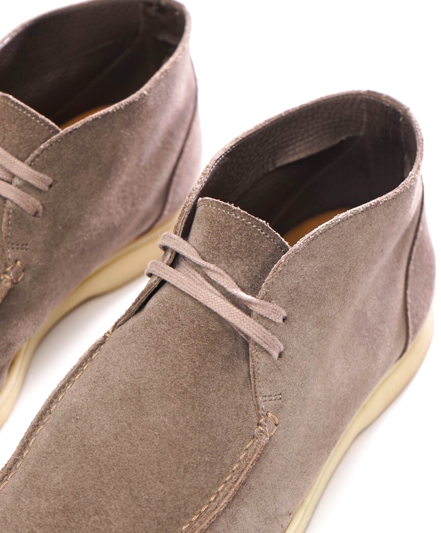 $280 SUITSUPPLY - Summer Walk Gray Suede Chukka Boots - US 11 (44EU)