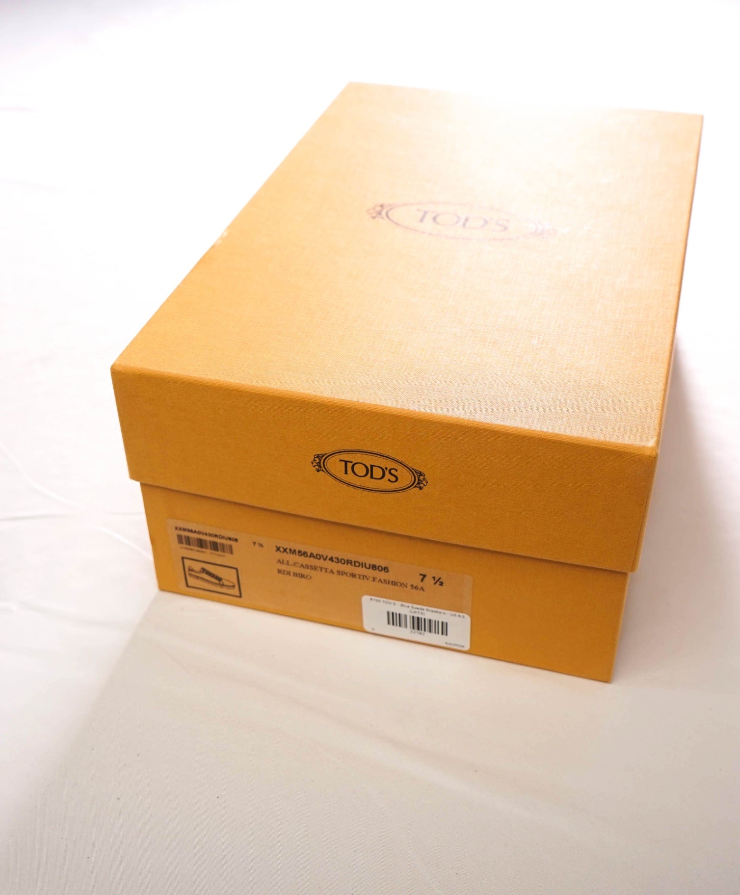 $750 TOD'S - Blue Suede Sneakers - US 8.5 (UK7.5)