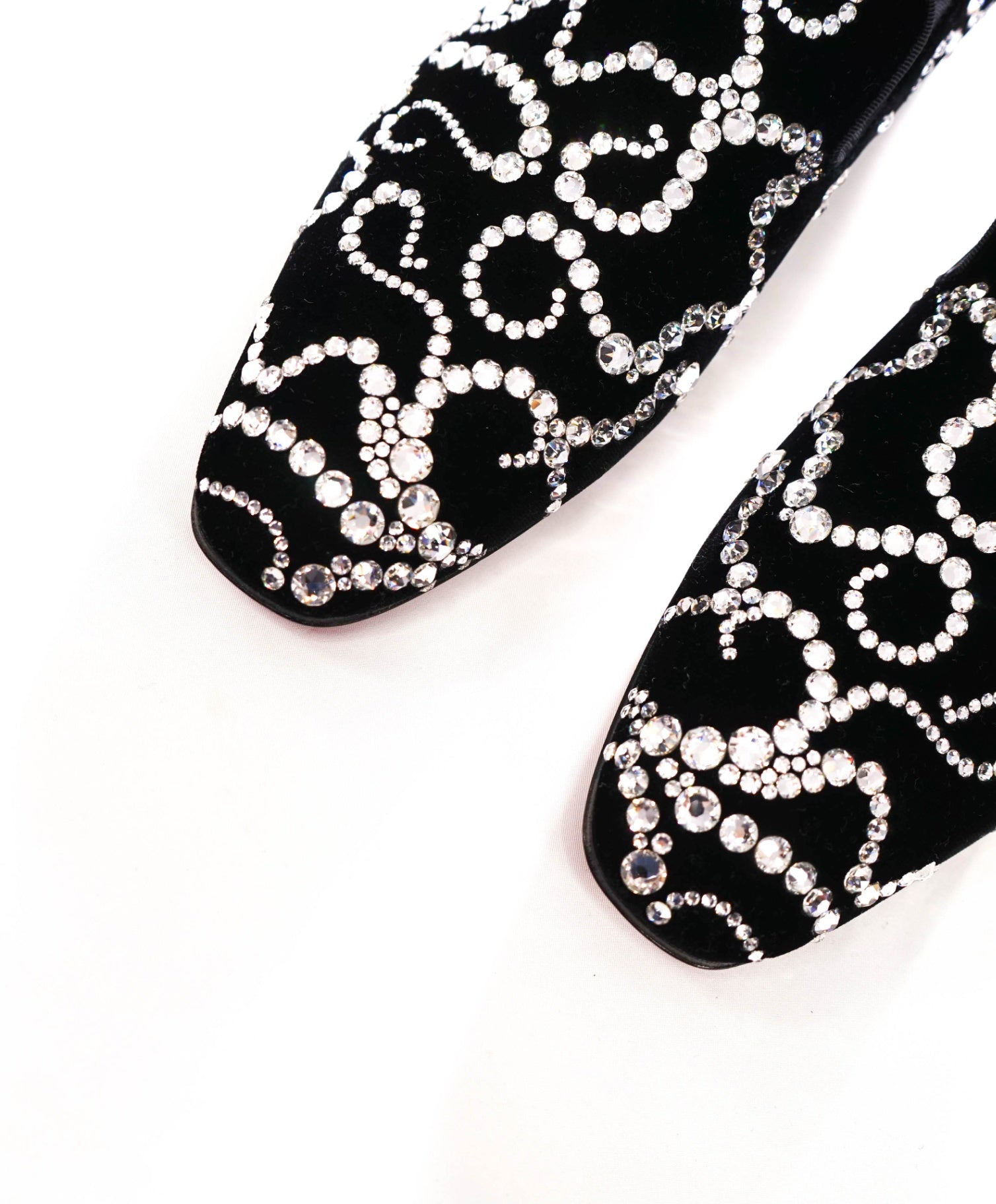 $2,095 LOUBOUTIN - Black STRASS OCTODANDELION Lmtd Edition Loafers - US 9 (EU42)
