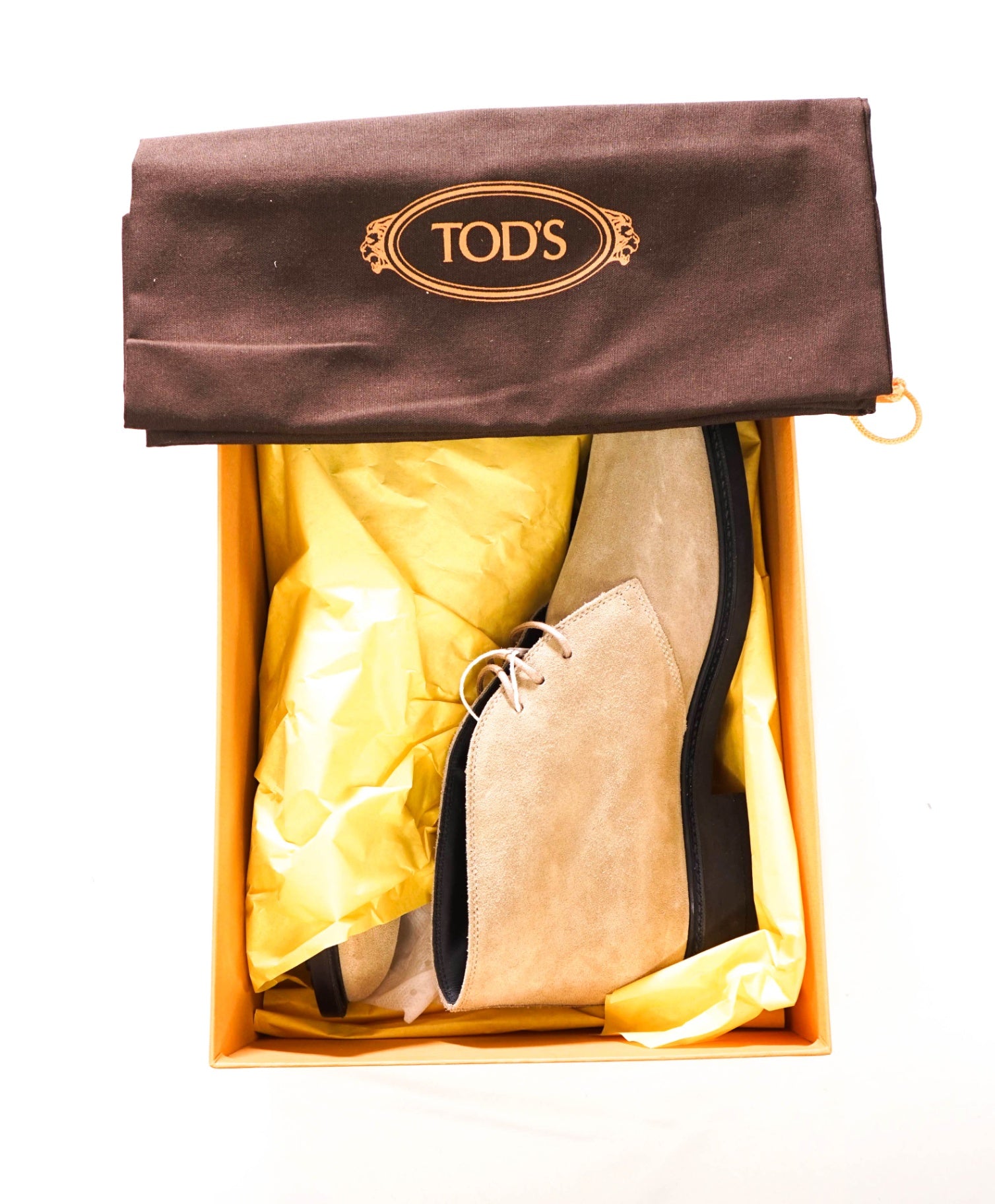 $825 TOD'S - Tan Suede Chukka Boots - US 9 (8UK)
