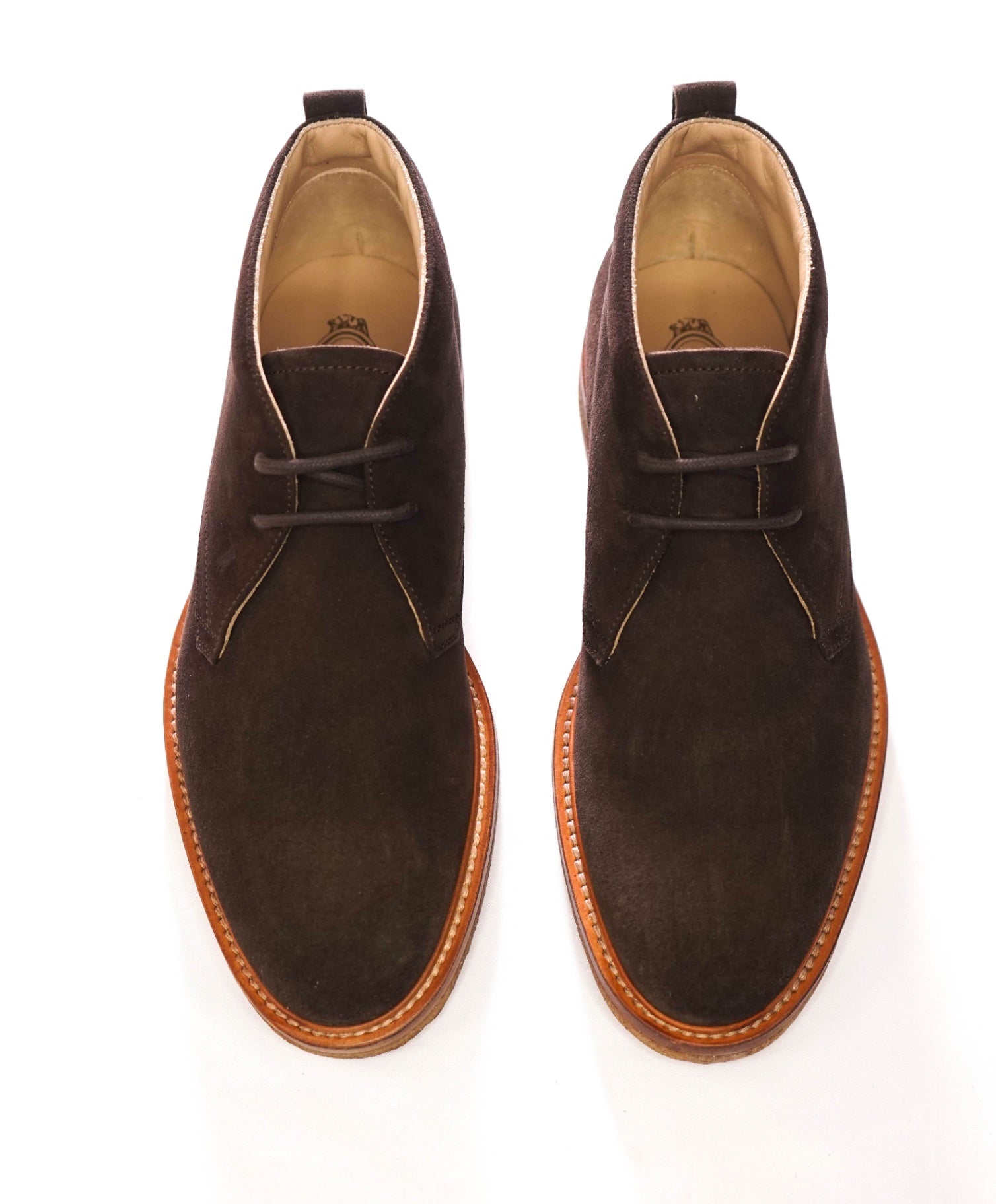 $825 TOD'S - Brown Suede Chukka Boots - US 6 (5UK)