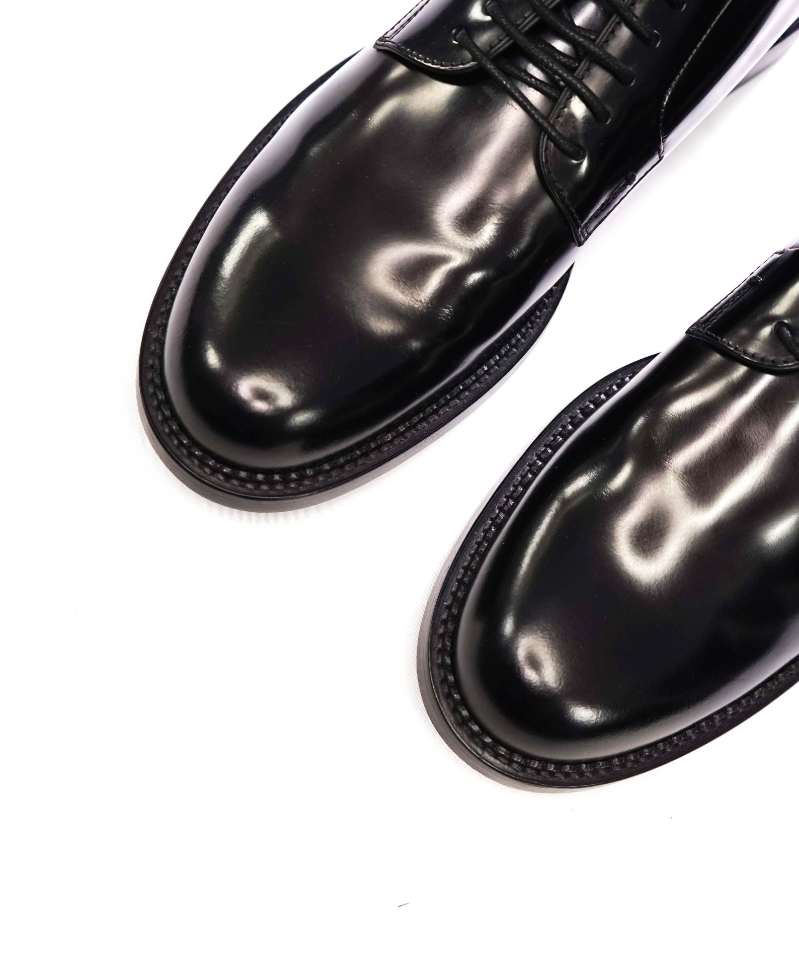 $925 TOD'S - Black Leather Derby - US 11.5 (10.5UK)