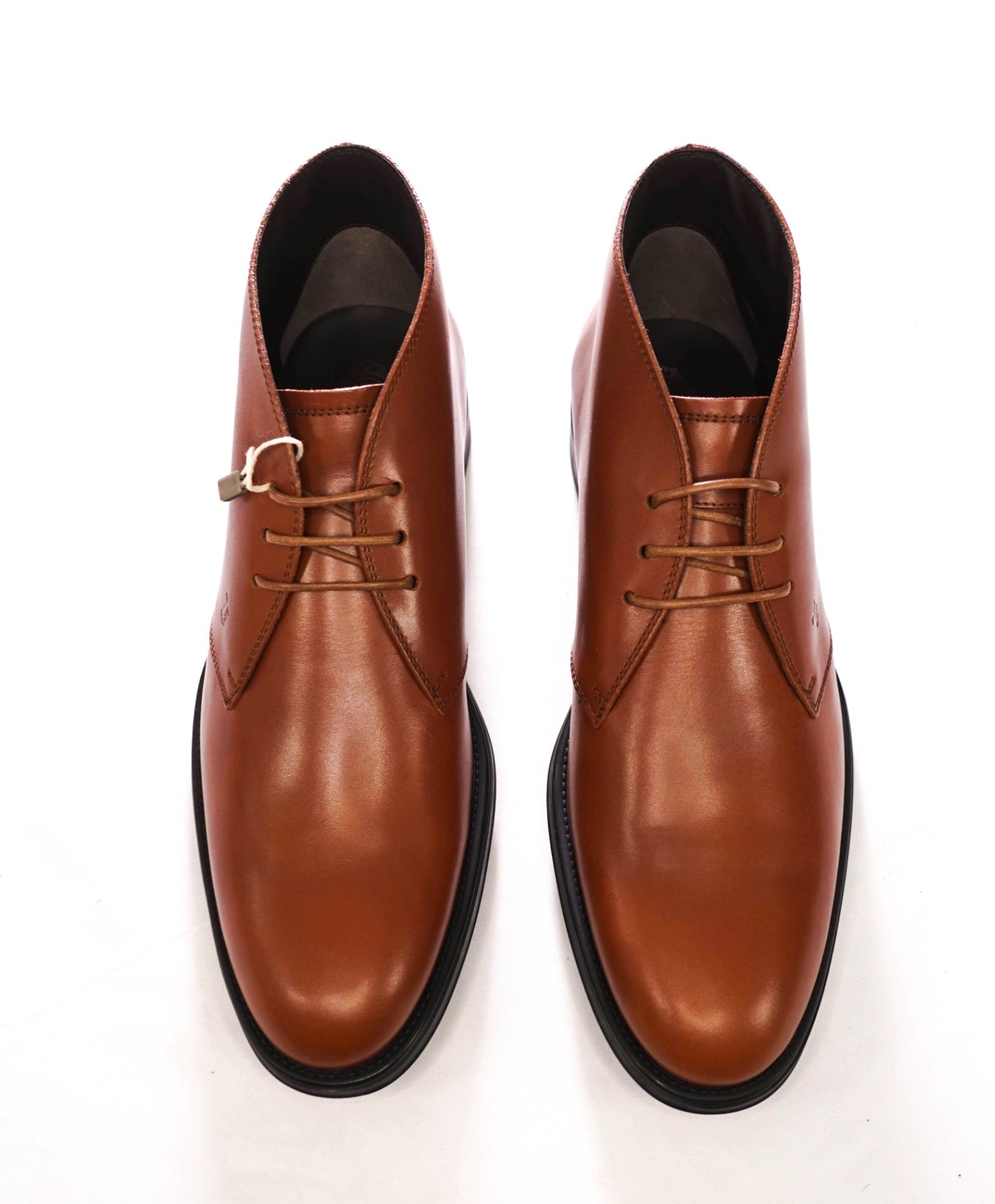 $825 TOD'S - Brown Leather Chukka Boots - US 8.5 (7.5UK)