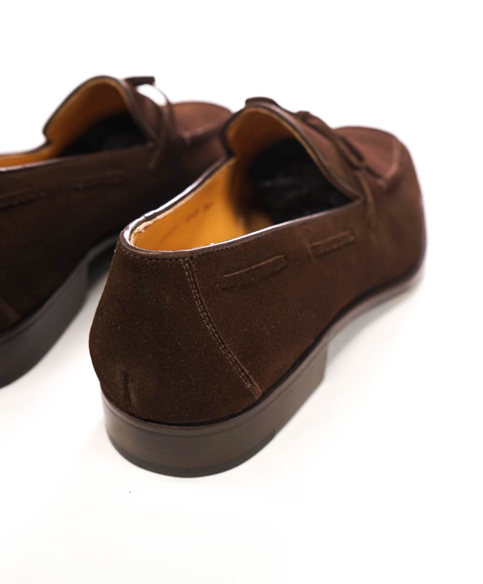 $750 GRAVATI - Brown Suede Loafers - 8.5 M