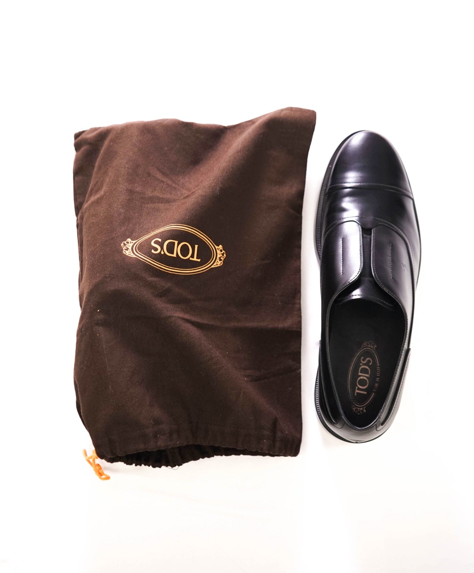 $650 TOD'S - Black Leather Loafers - US 12 (UK11)