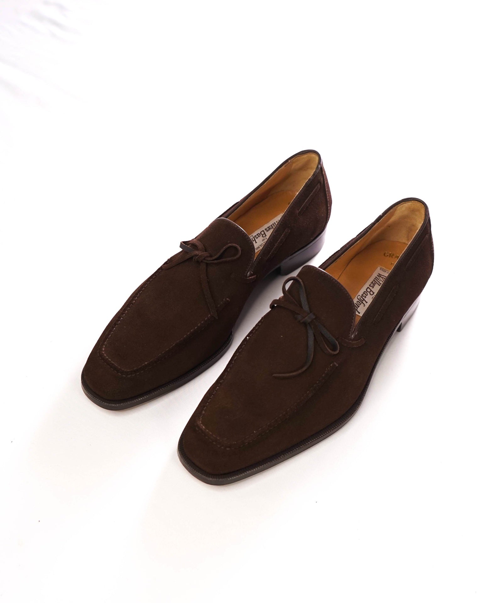 $750 GRAVATI - Brown Suede Loafers - 8.5 M