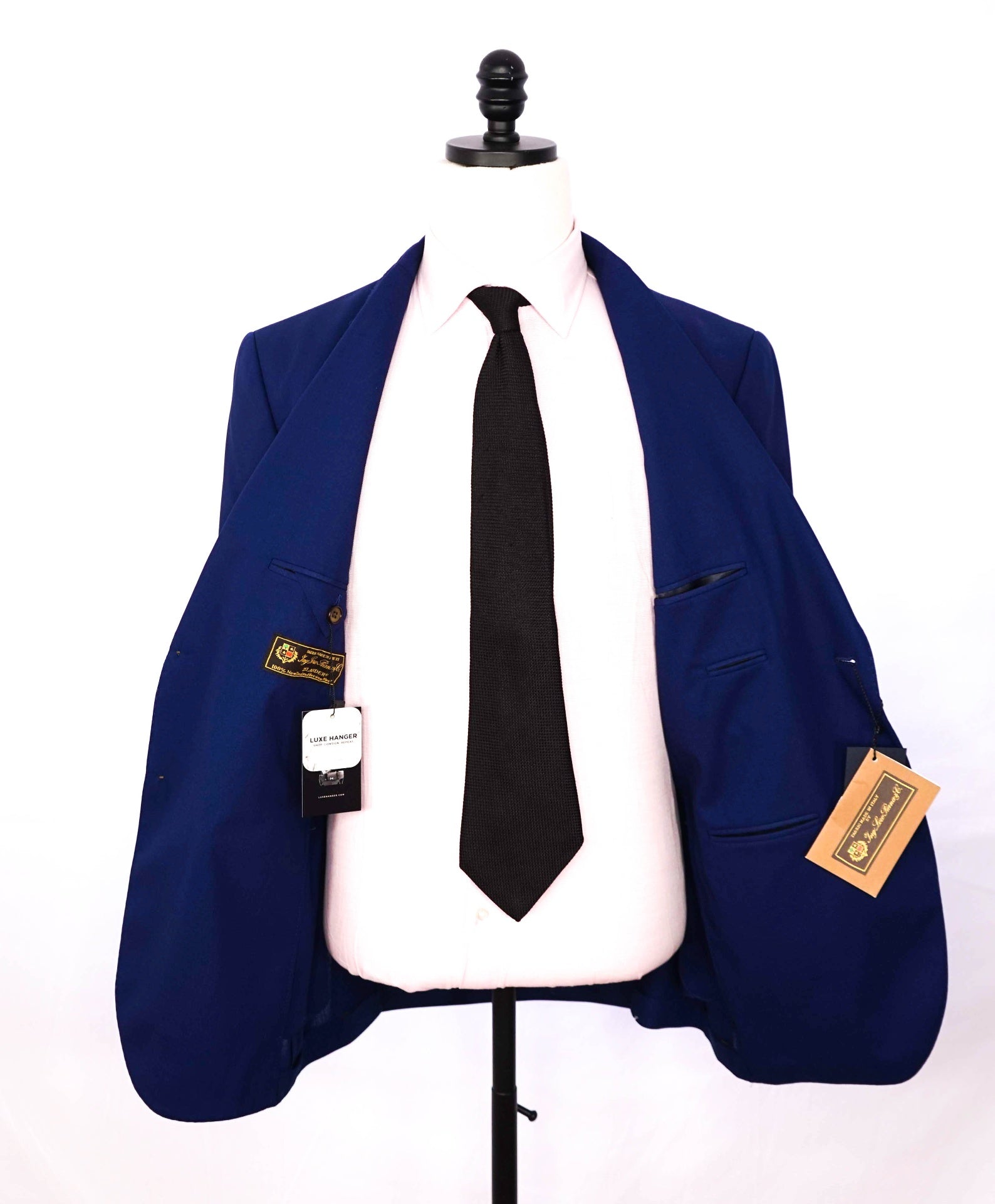 $2,195 LORO PIANA For NEIMAN- Coablt Blue Wool Suit - 42R