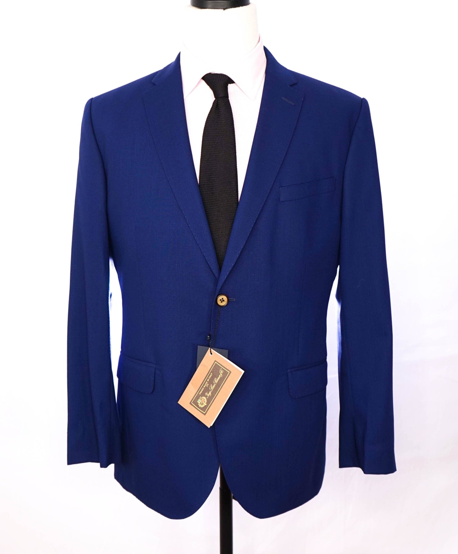 $2,195 LORO PIANA For NEIMAN- Coablt Blue Wool Suit - 42R