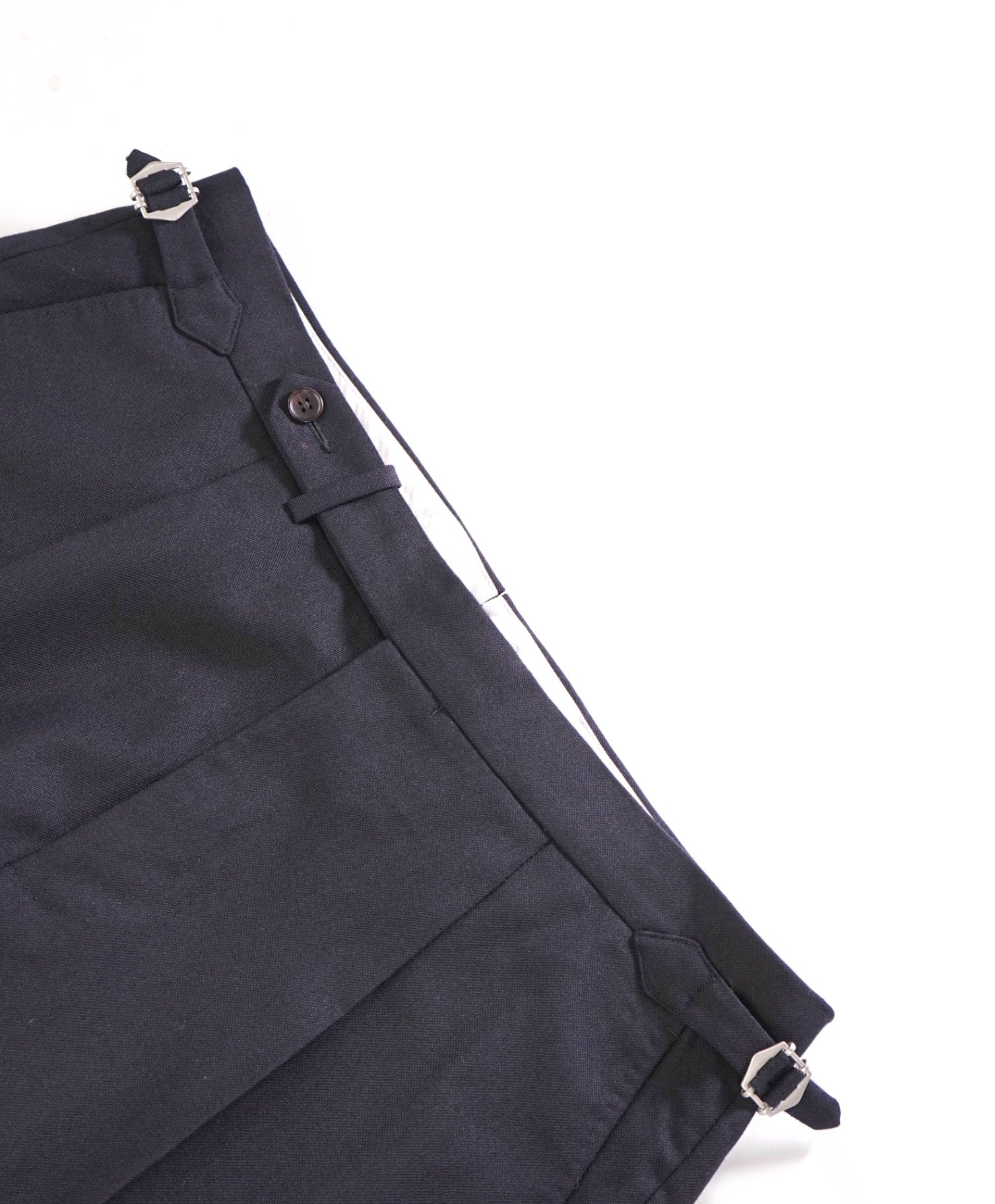 $209 SUITSUPPLY - Textured Navy Black Wool Pants - 36W
