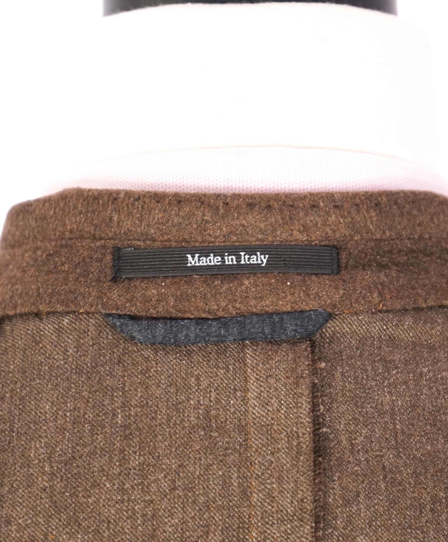 $4,895 ZEGNA - Brown 100% Silk + LAMB SUEDE Blazer - 38R