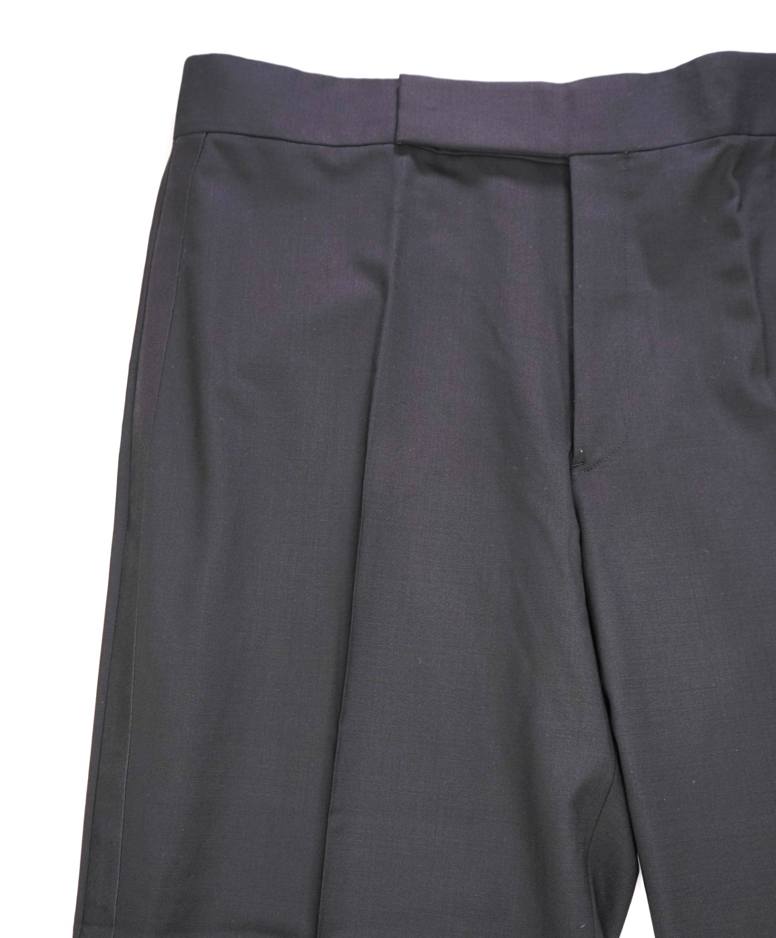 $695 ARMANI COLLEZIONI - Black Tuxedo Pants - 39W