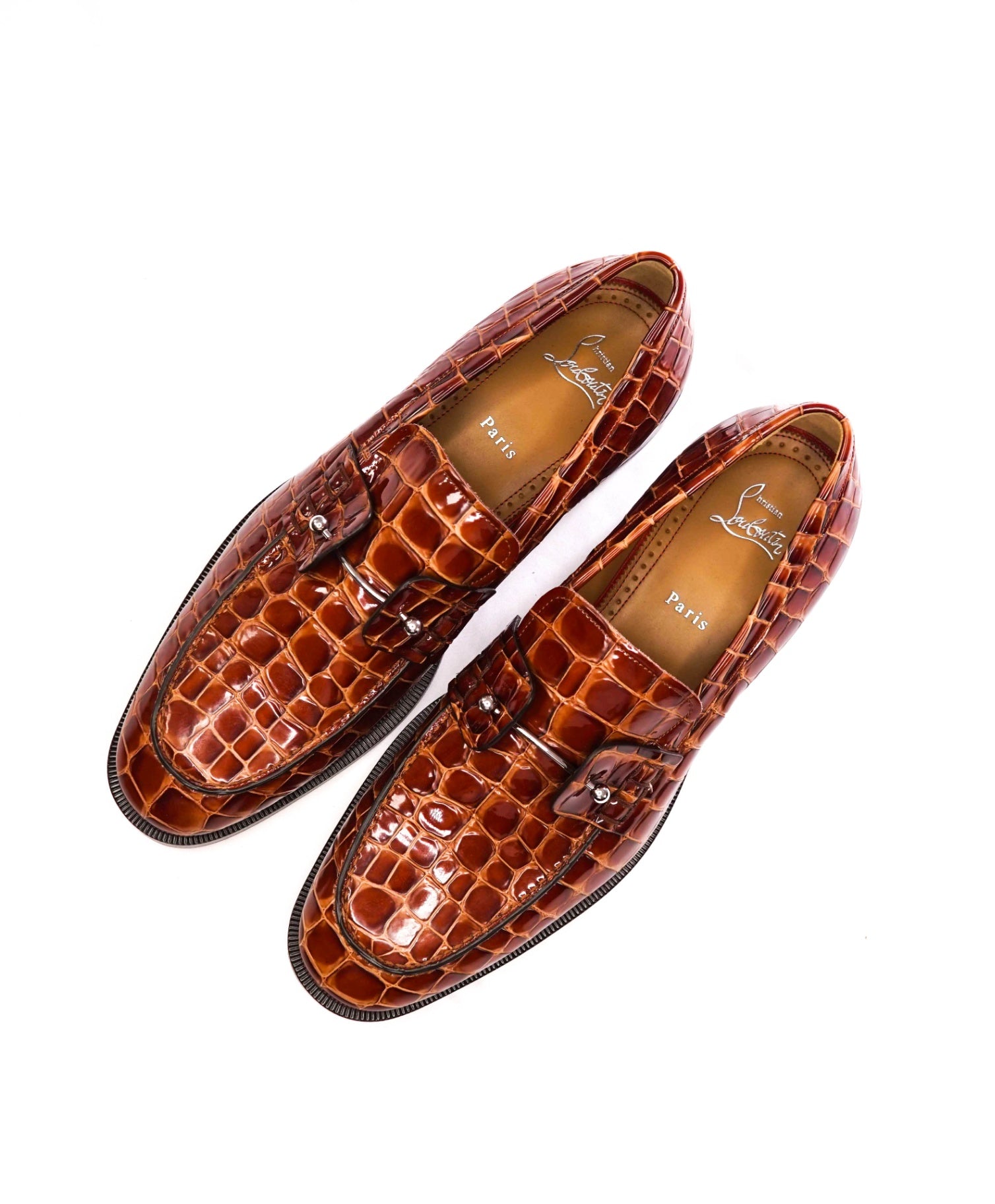 $1,195 LOUBOUTIN - Caramel Brown Leather Footwear - US 10 (43EU)