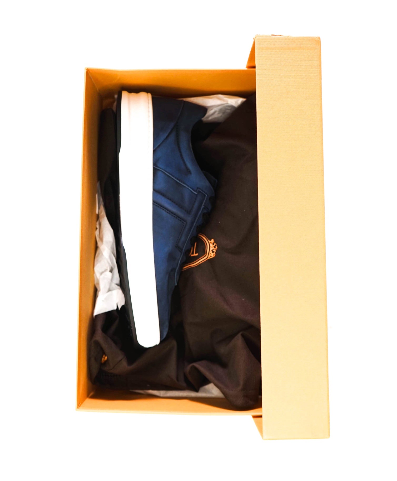 $995 TOD'S - Navy Blue Suede Sneakers - US 9 (8UK)