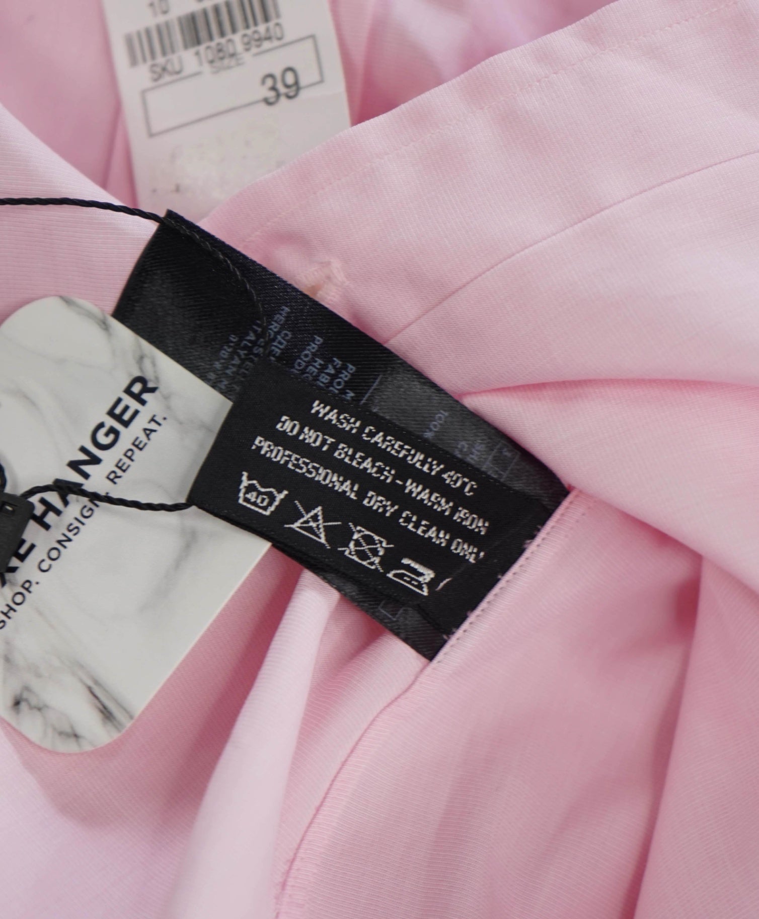 $615 TOM FORD - Solid Pink Cotton Dress Shirt - 15.5 / 39