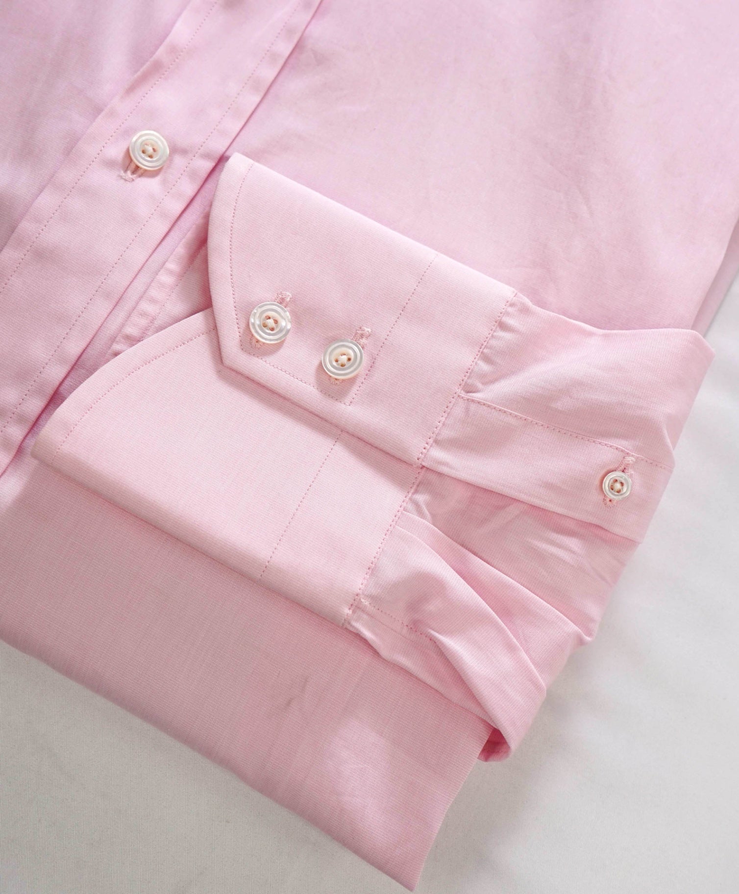 $615 TOM FORD - Solid Pink Cotton Dress Shirt - 15.5 / 39