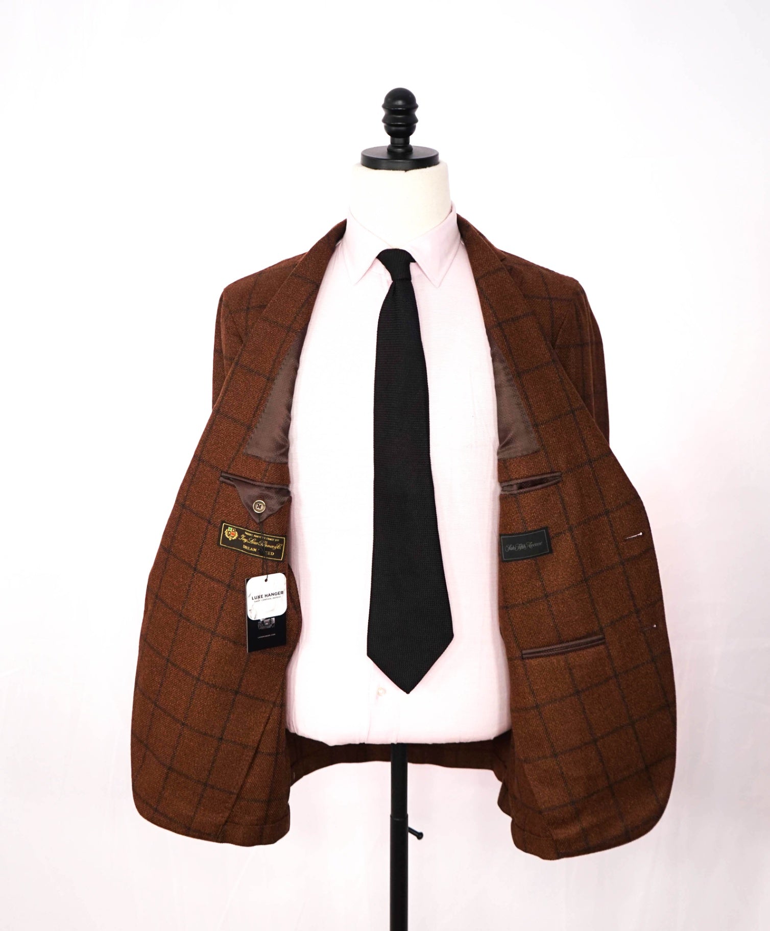 $1,295 LORO PIANA for S5A - Brown Wool/Silk Blazer - 44R