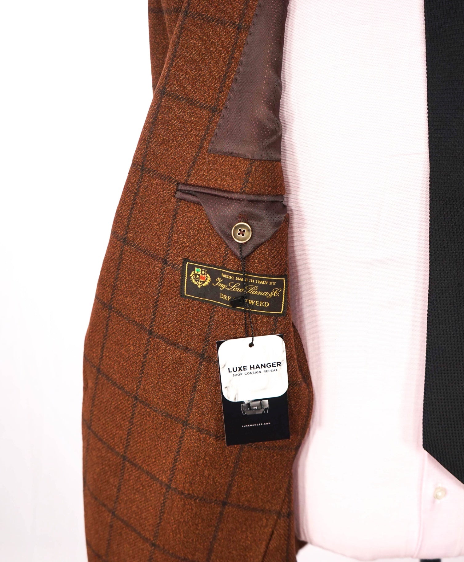 $1,295 LORO PIANA for S5A - Brown Wool/Silk Blazer - 44R