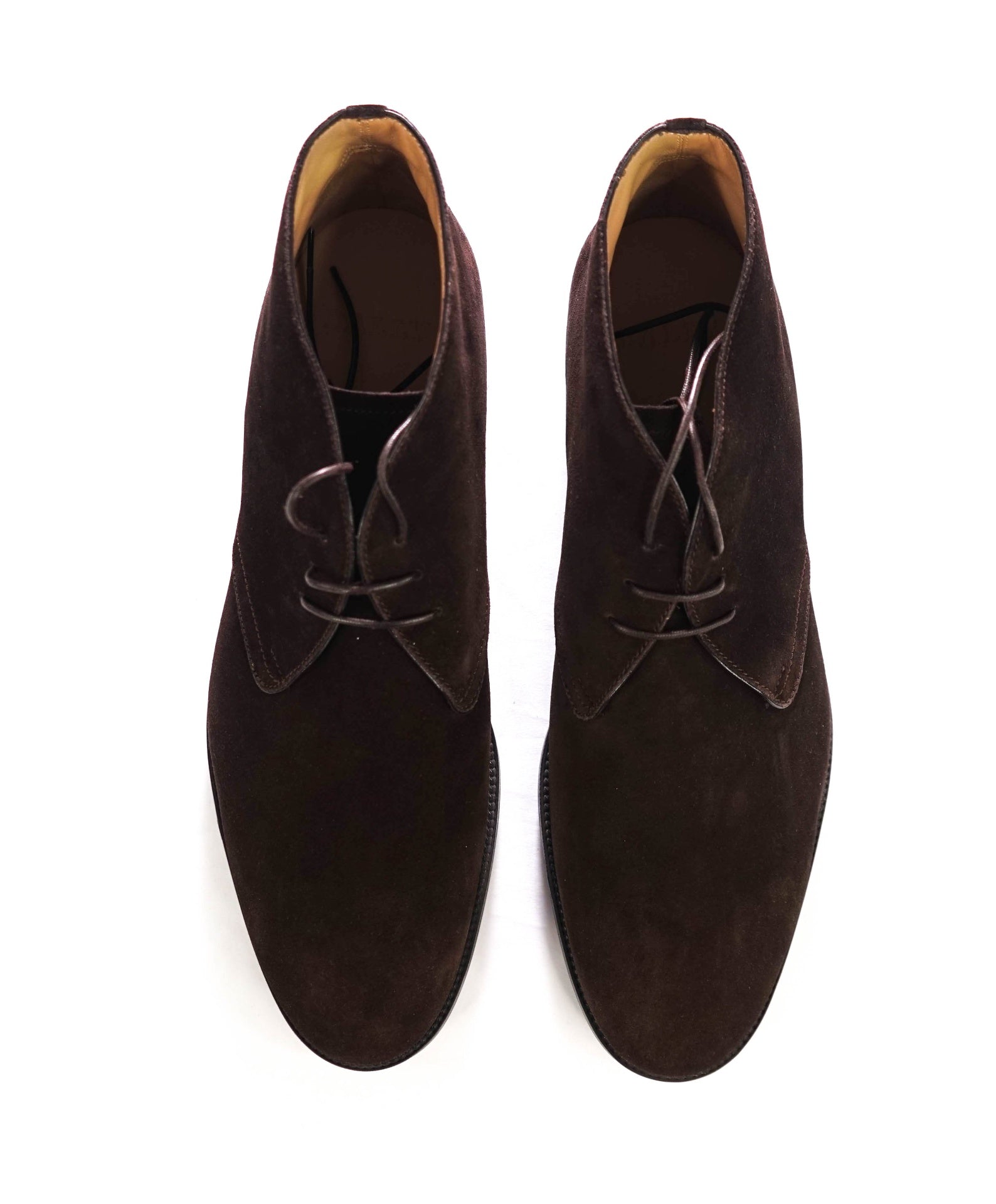 $1,195 BALLY - Brown Suede Chukka Boots - US 12.5 D (11.5UK)