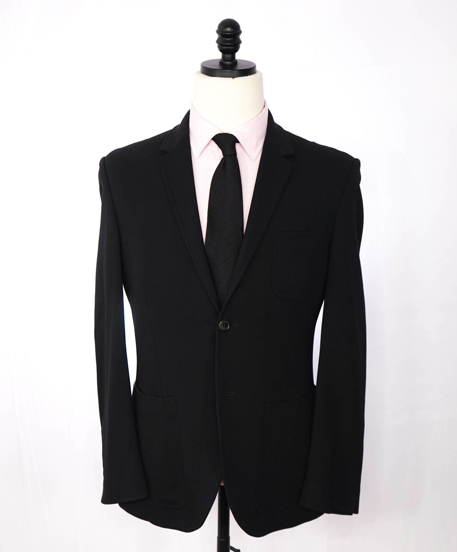 NEIL BARRETT - Black Viscose/Polyamide/Viscose Blazer - 38 Skinny Fit