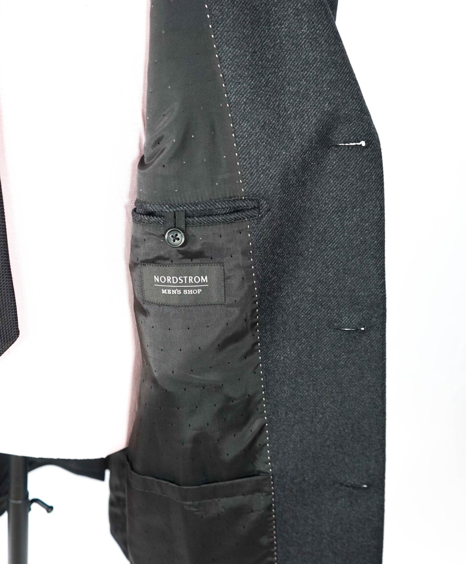 $700 NORDSTROM - Gray Wool Overcoat - 42R