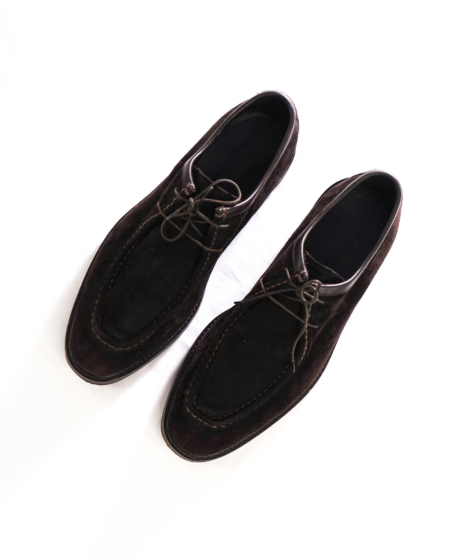$795 ZEGNA - Brown Suede Low Chukka - US 9 (8UK)