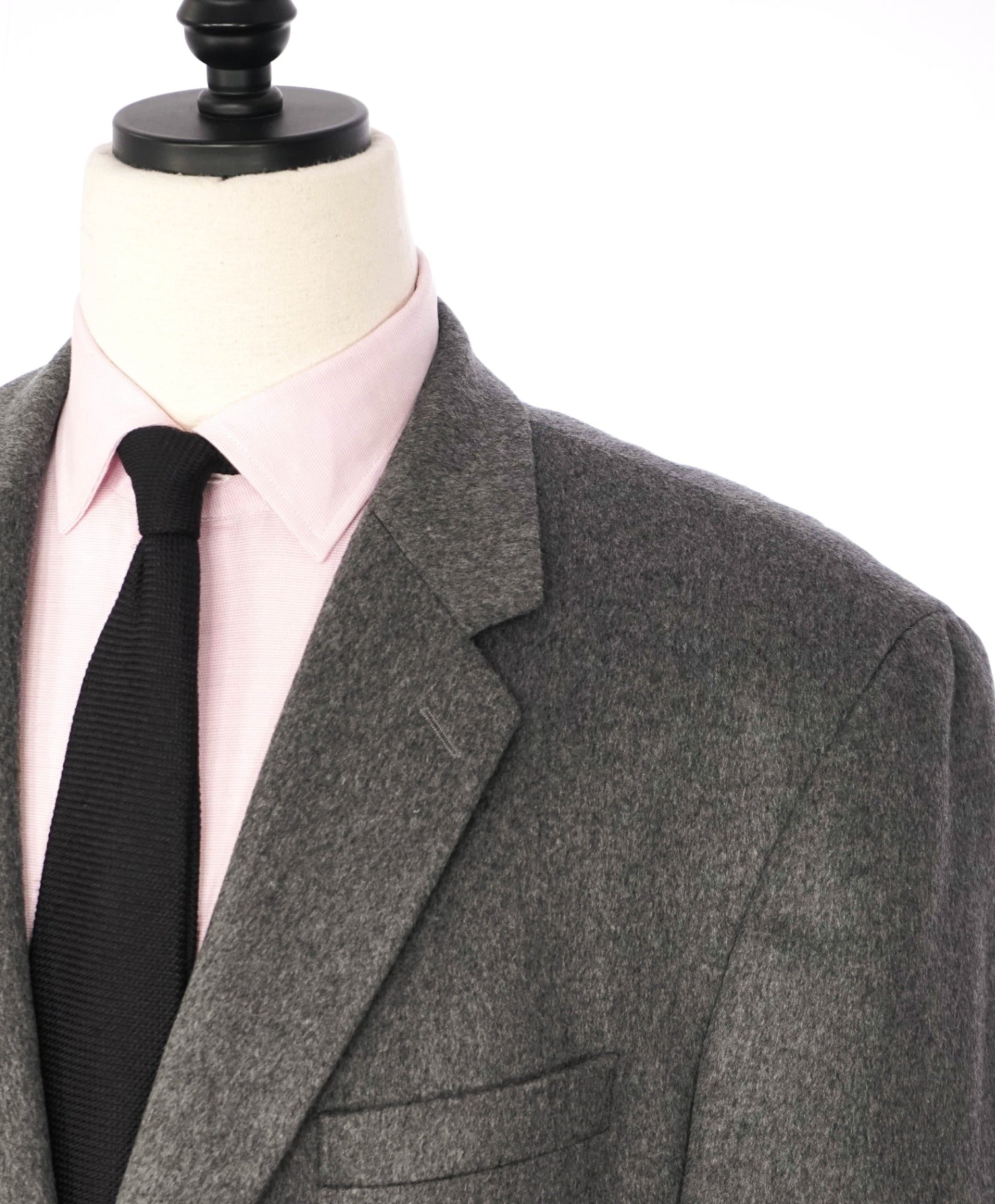 $795 RALPH LAUREN - VINTAGE Gray 100% Cashmere Blazer - 44R