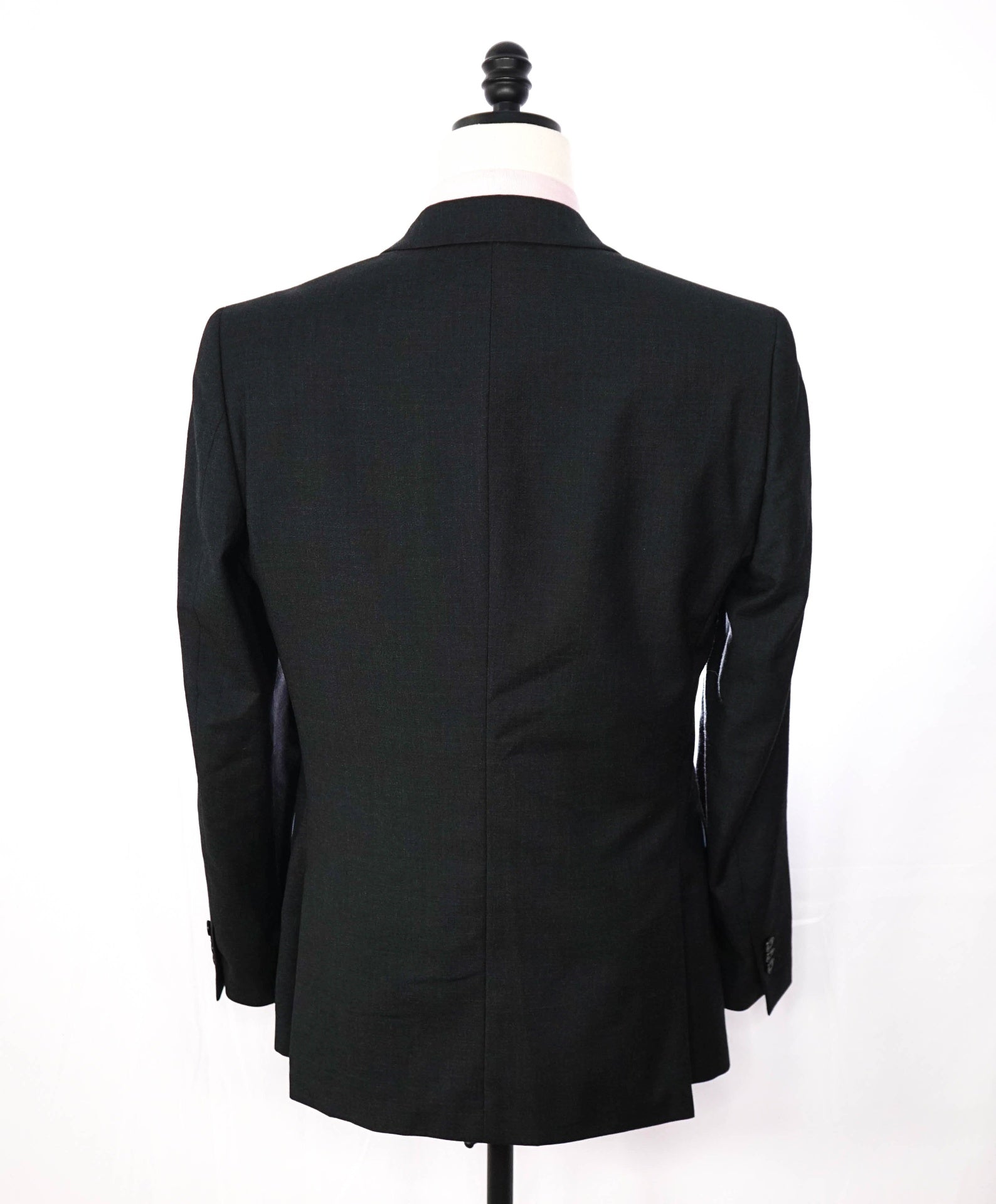 $420 CHARLES TYRWHITT - Solid Gray Super 110 Wool Blazer - 40L