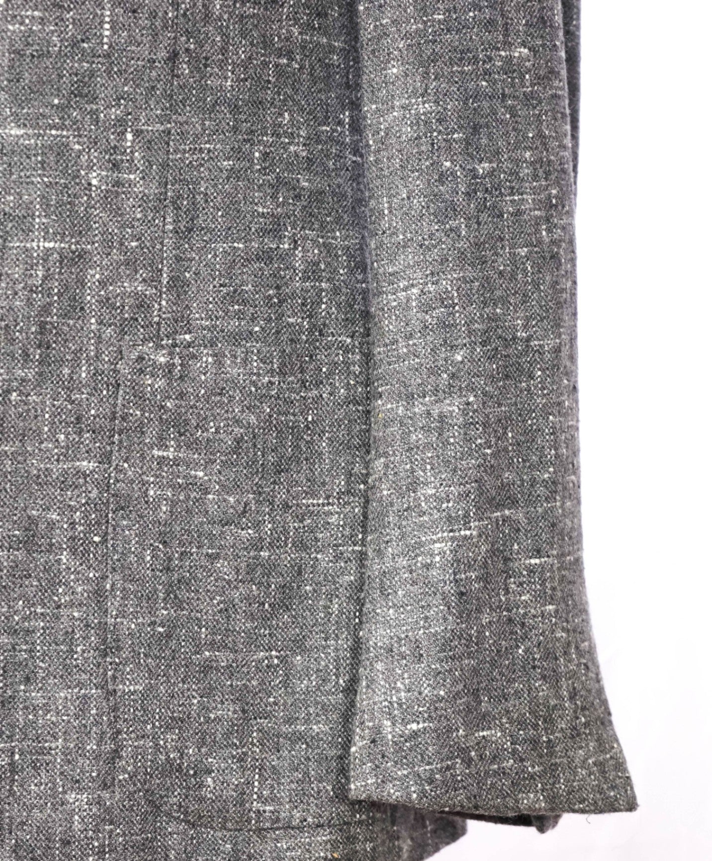 $4,695 ISAIA - Gray Silk/Wool/Cashmere Fleck Sport Coat - 42R