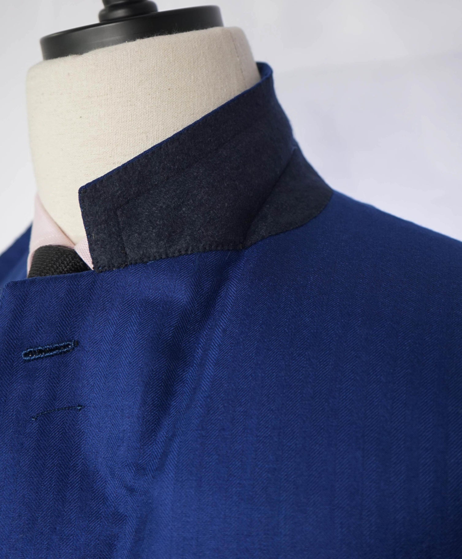 $5,300 BRIONI - Blue Tonal Stripe Wool/Silk Blazer - 44R